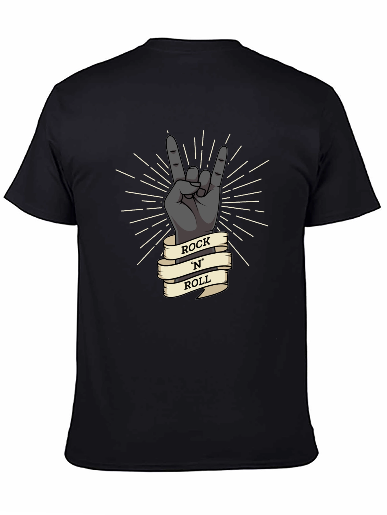 Rock N Roll Hand Gesture Graphic Tee