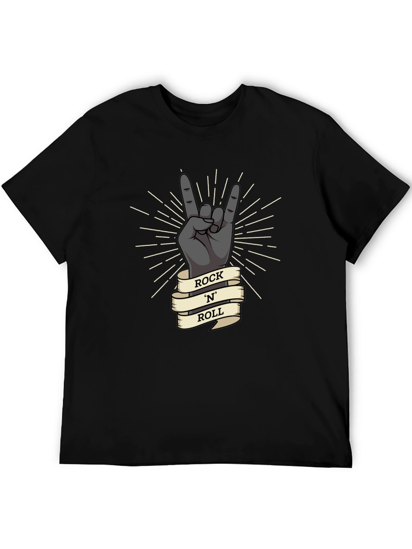Rock N Roll Hand Gesture Graphic Tee