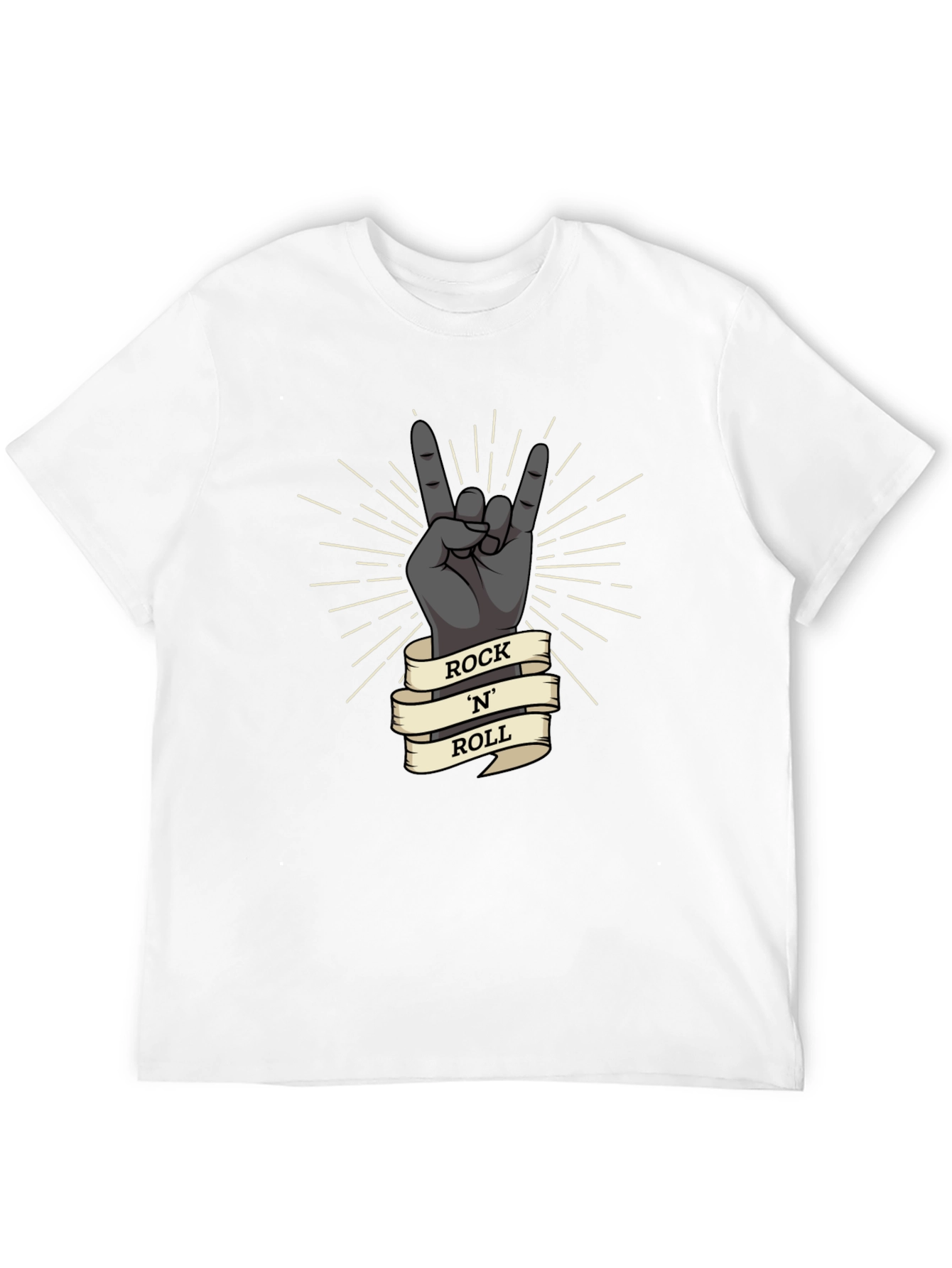 Rock N Roll Hand Gesture Graphic Tee