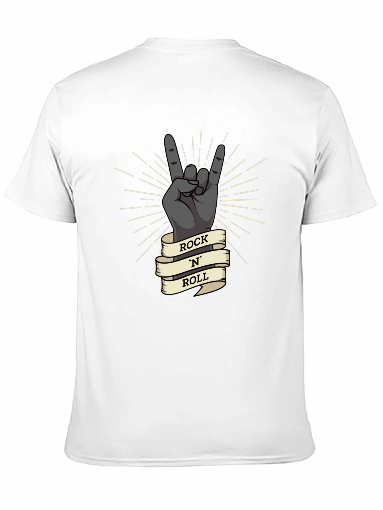 Rock N Roll Hand Gesture Graphic Tee