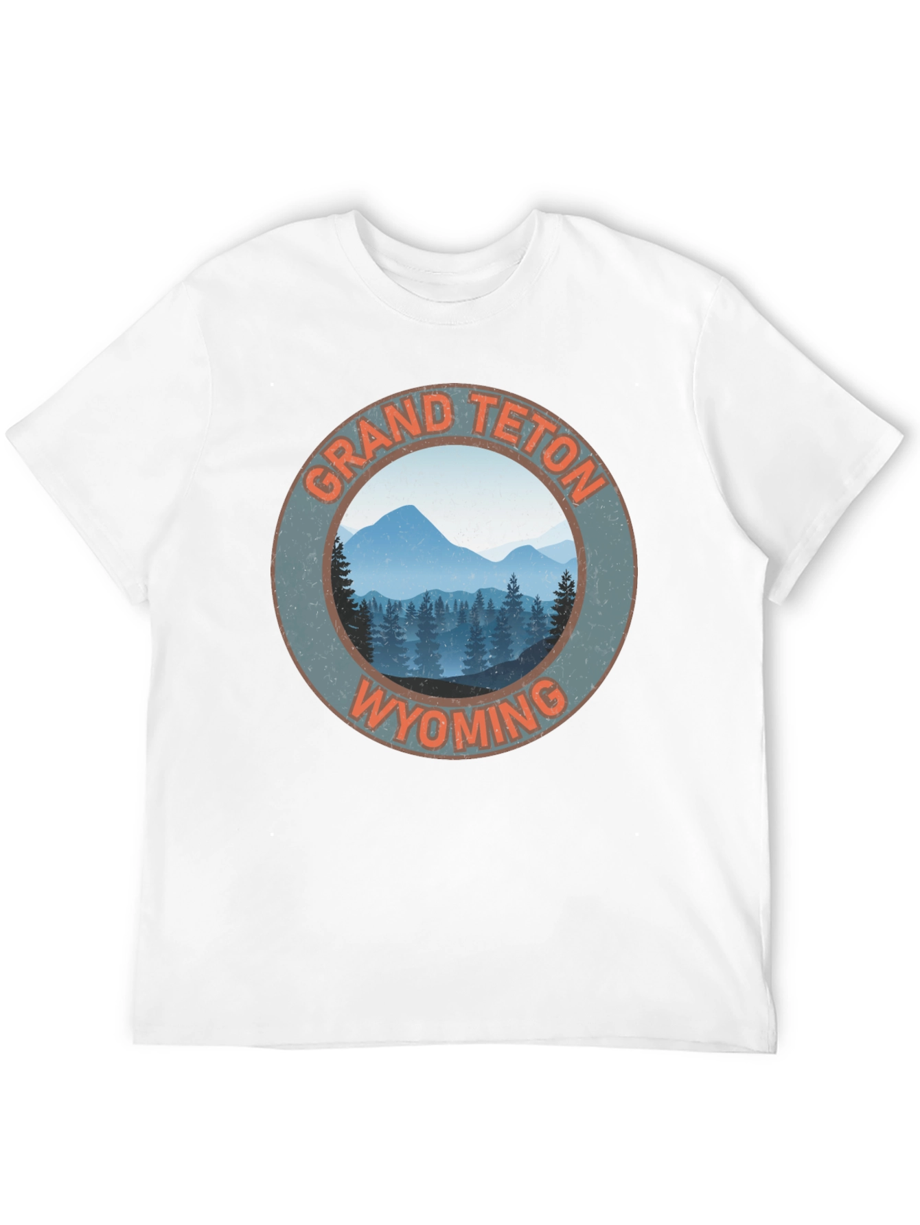 Grand Teton Wyoming Black T-Shirt