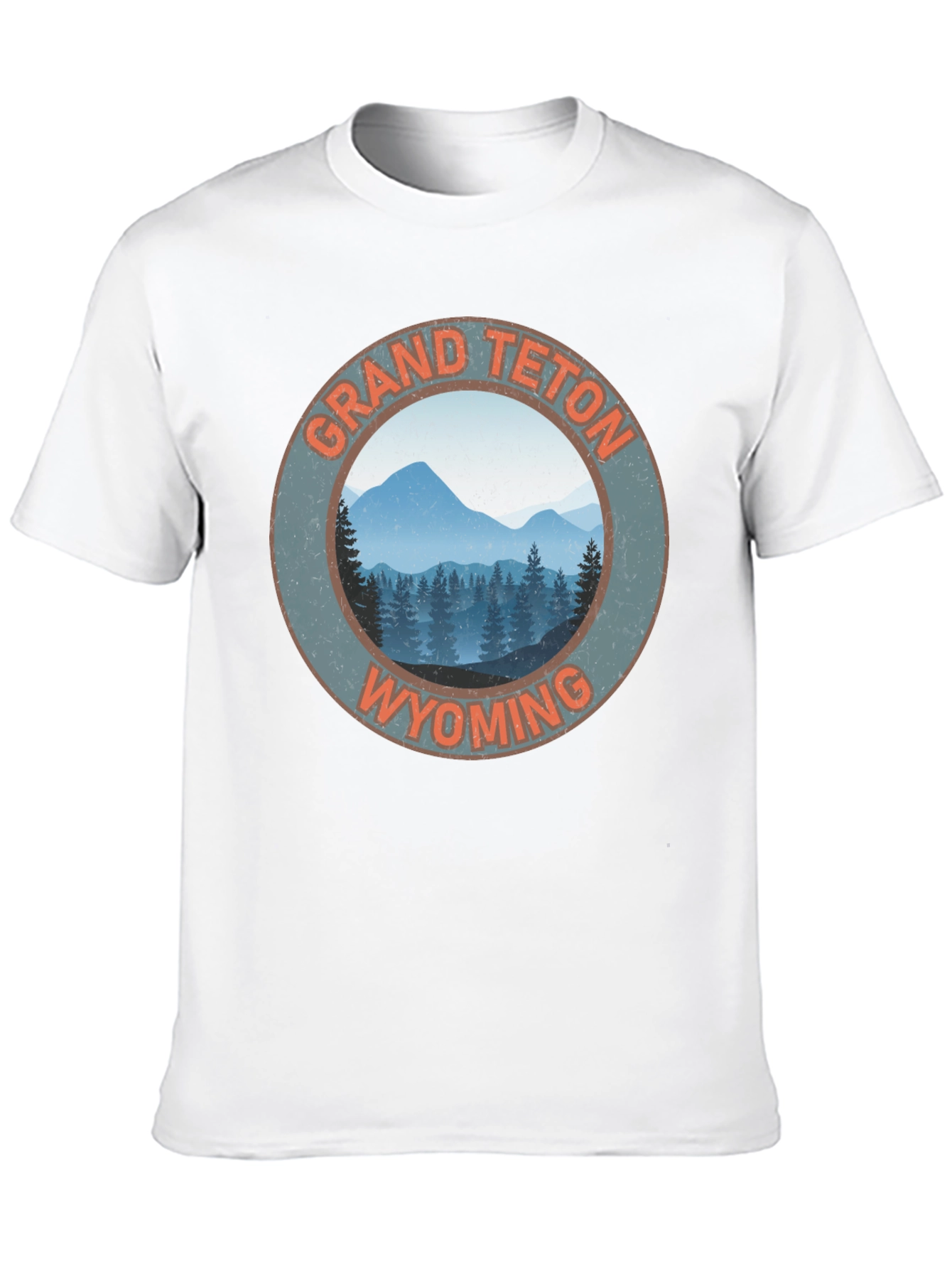 Grand Teton Wyoming Black T-Shirt