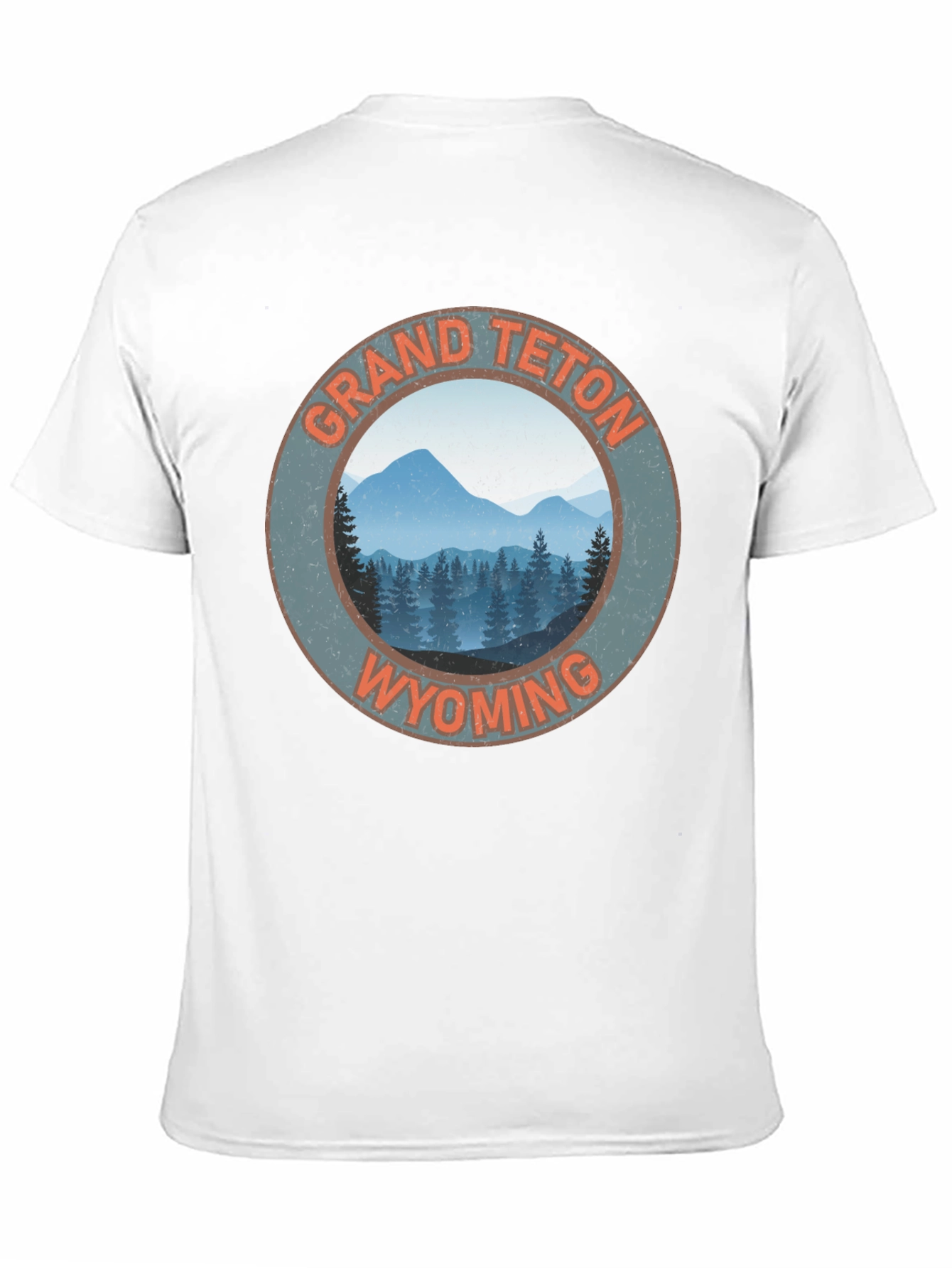 Grand Teton Wyoming Black T-Shirt