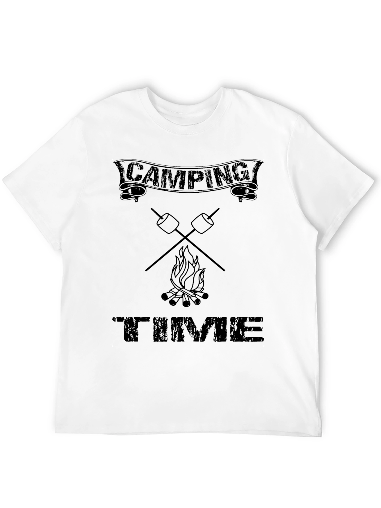 Camping Time Graphic Tee - Black