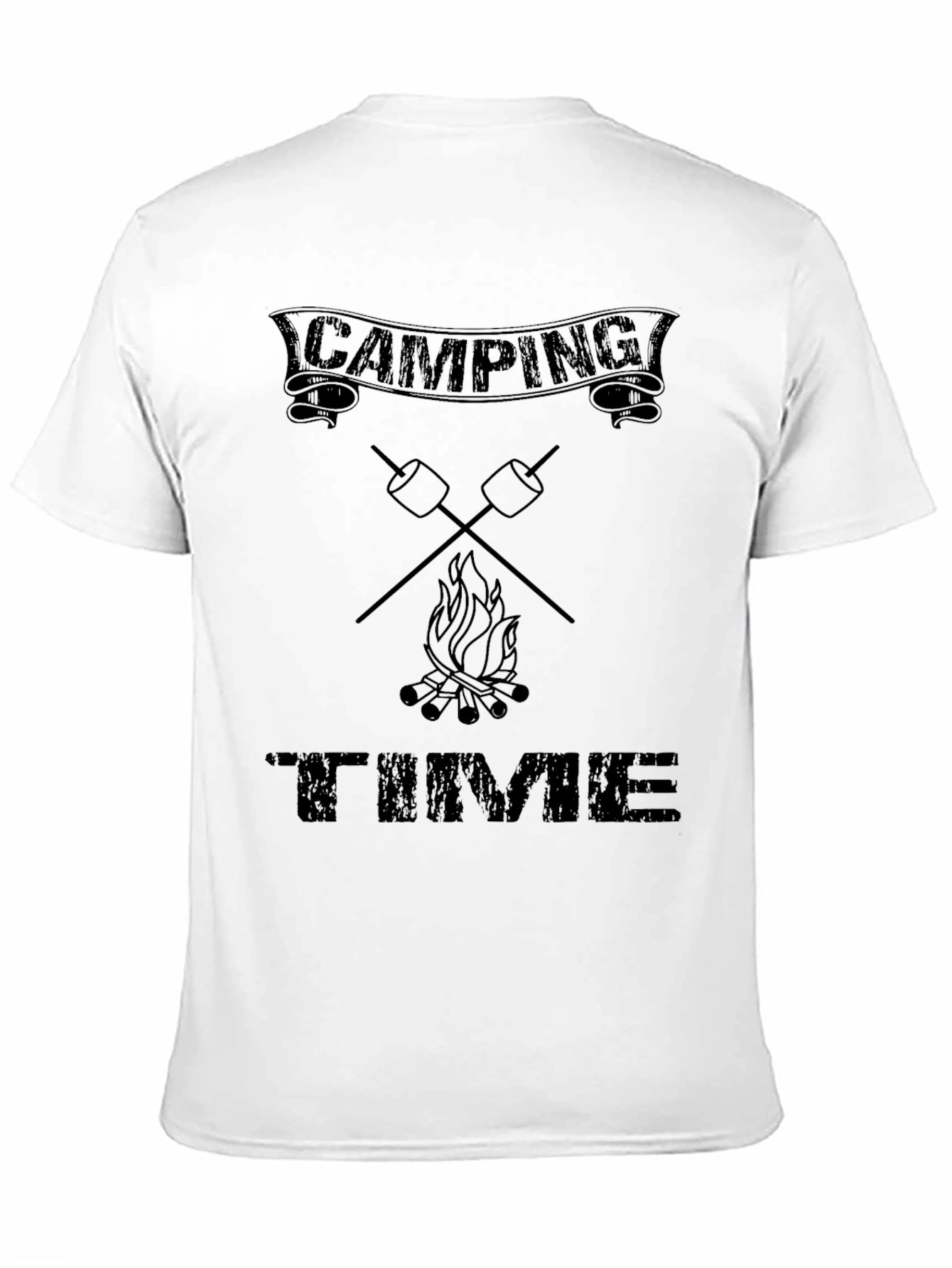 Camping Time Graphic Tee - Black