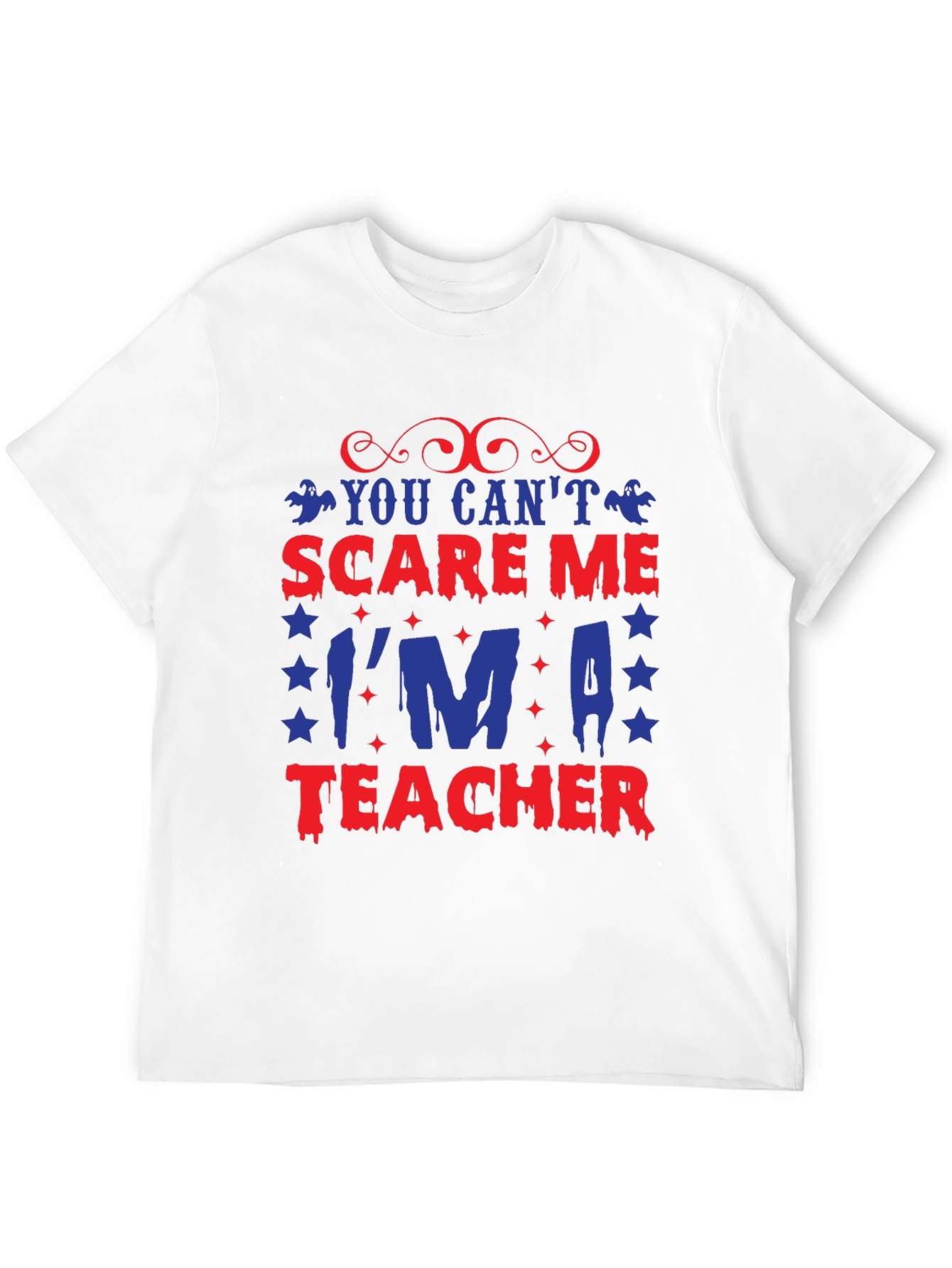 Scare Me Teacher Graphic Tee - Halloween T-Shirt