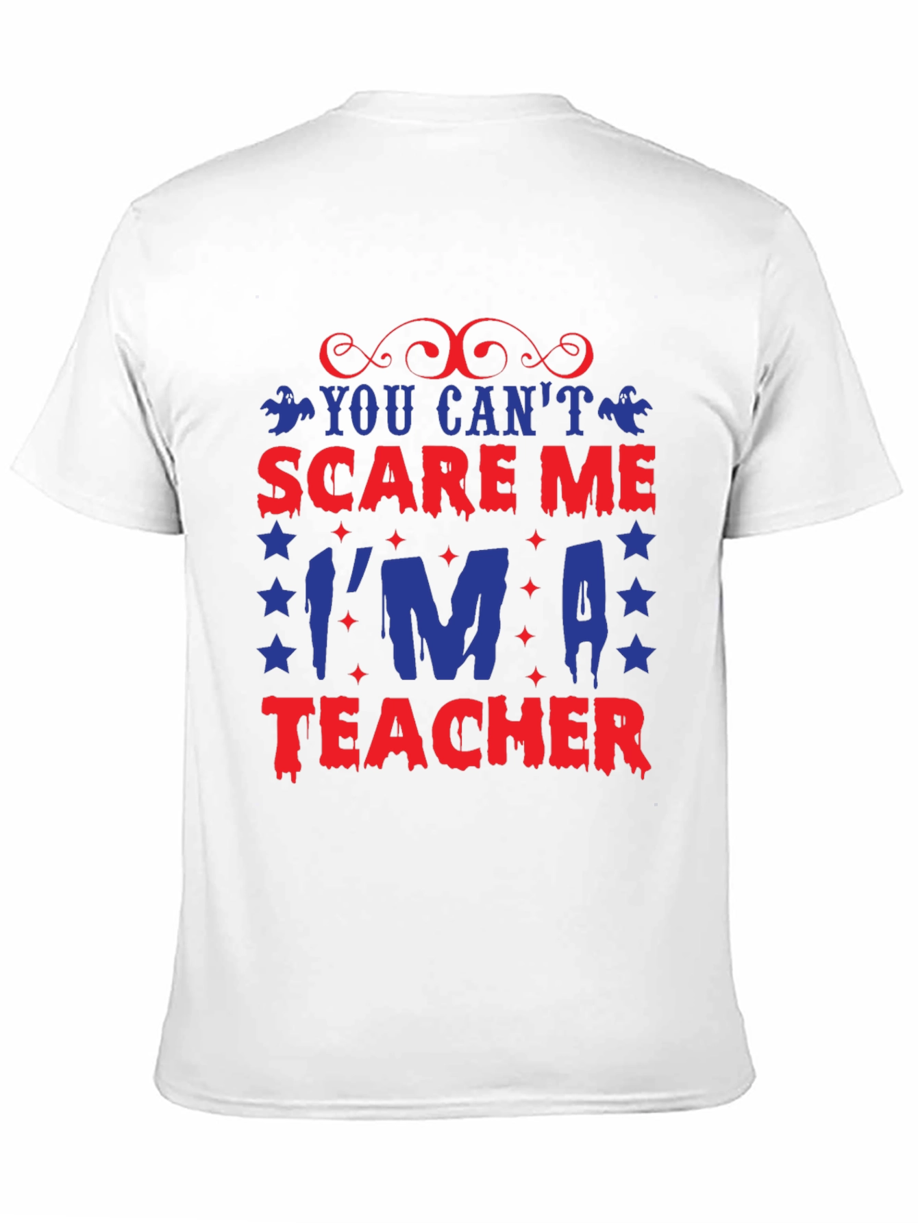 Scare Me Teacher Graphic Tee - Halloween T-Shirt