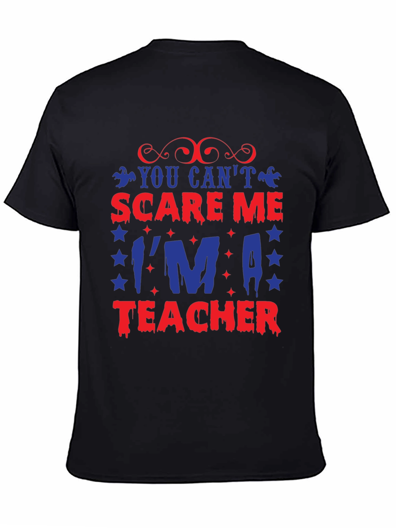 Scare Me Teacher Graphic Tee - Halloween T-Shirt