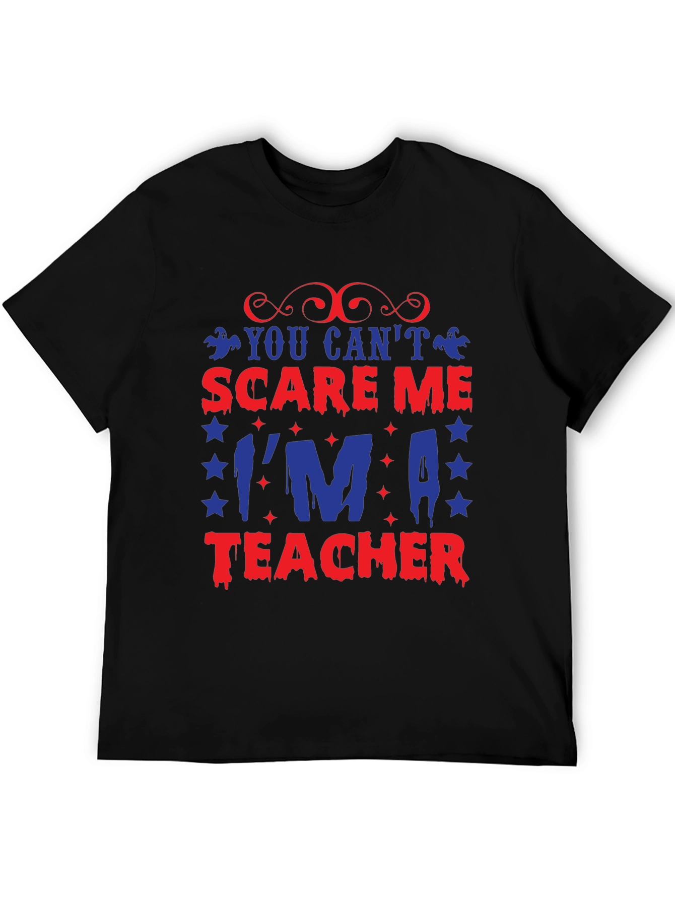 Scare Me Teacher Graphic Tee - Halloween T-Shirt