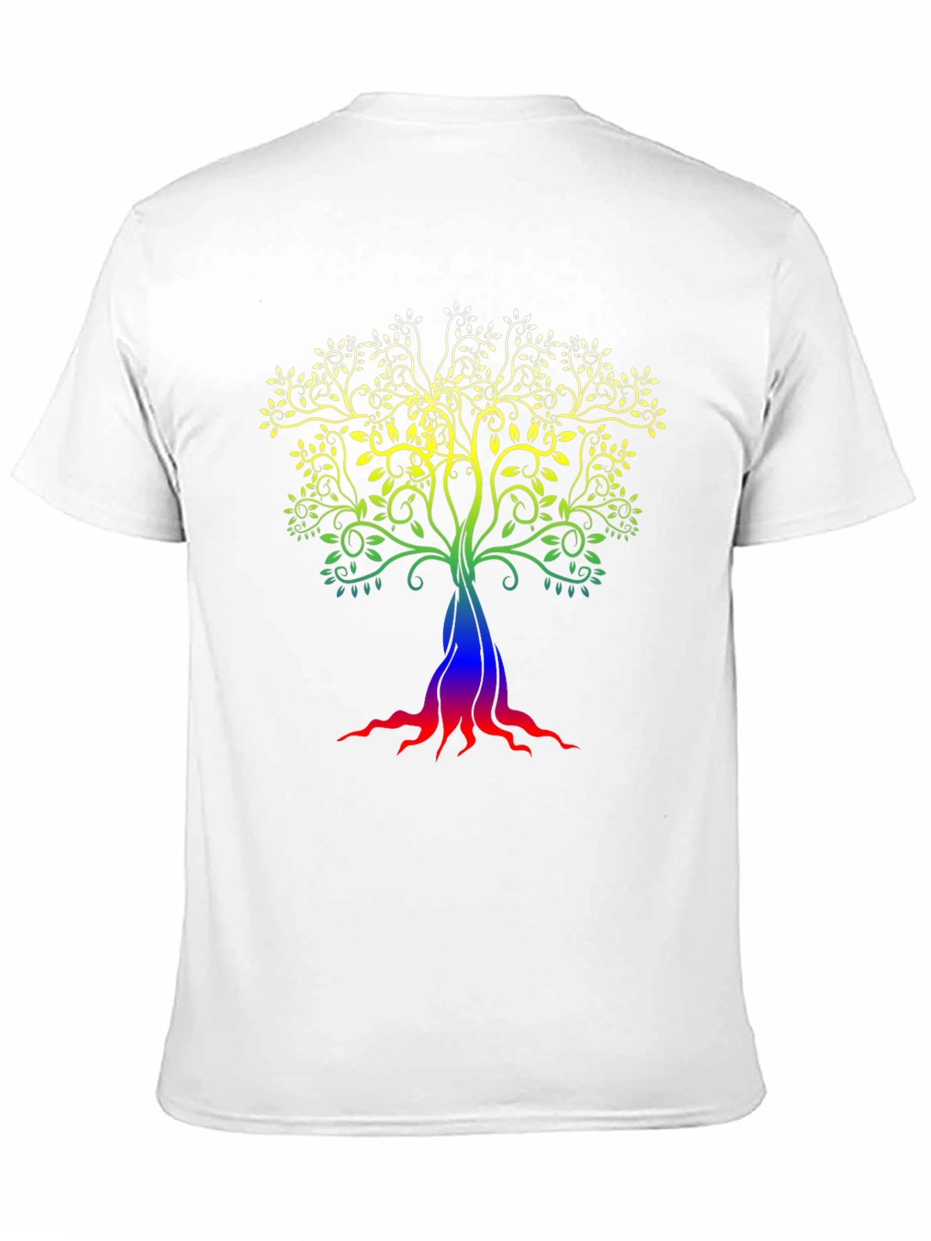Rainbow Tree of Life Black T-Shirt