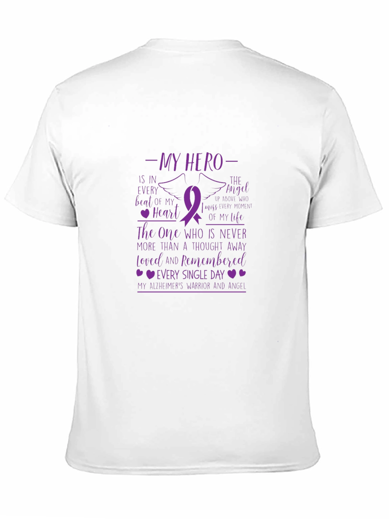 My Hero Alzheimers Awareness T-Shirt