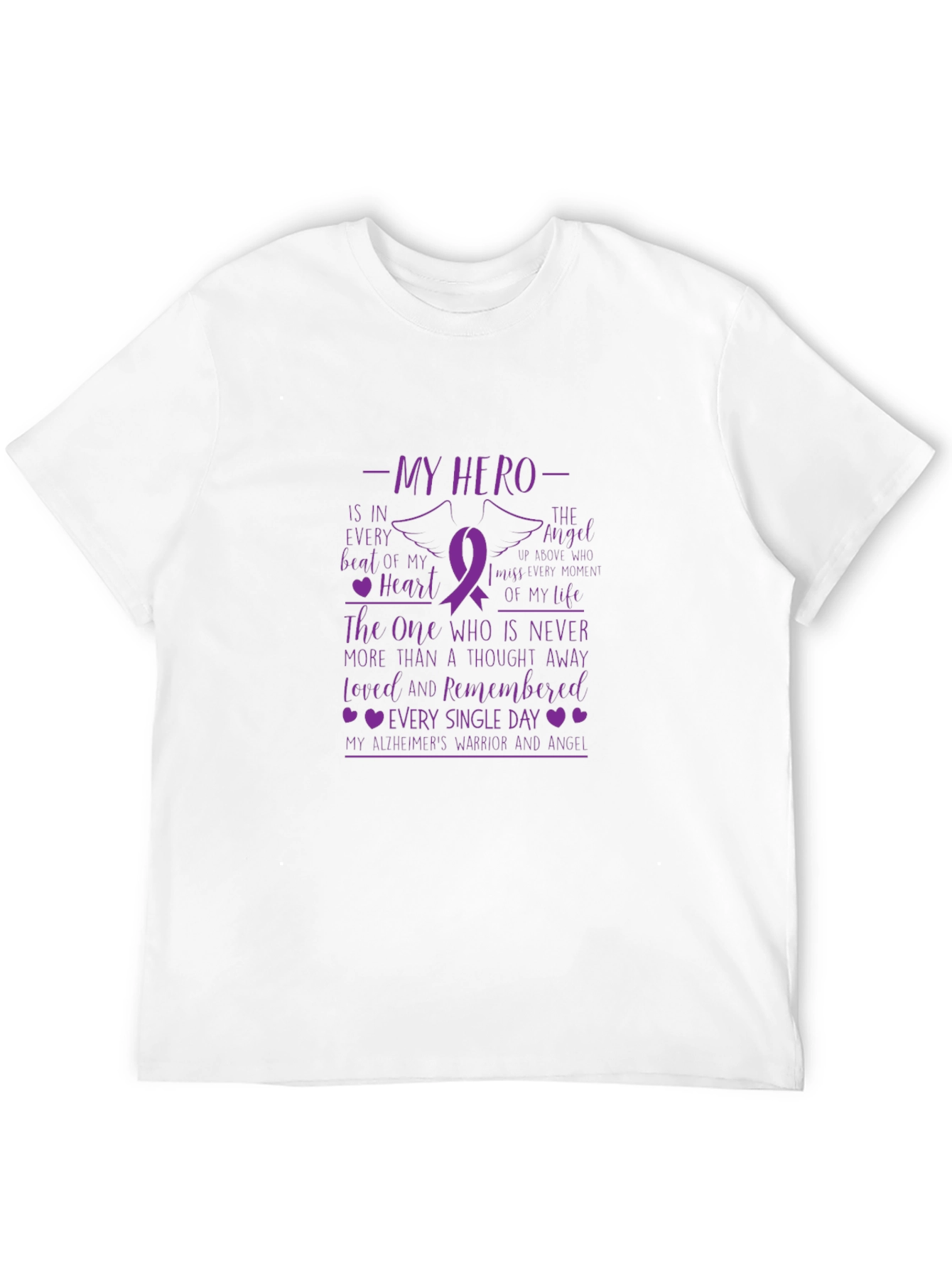 My Hero Alzheimers Awareness T-Shirt