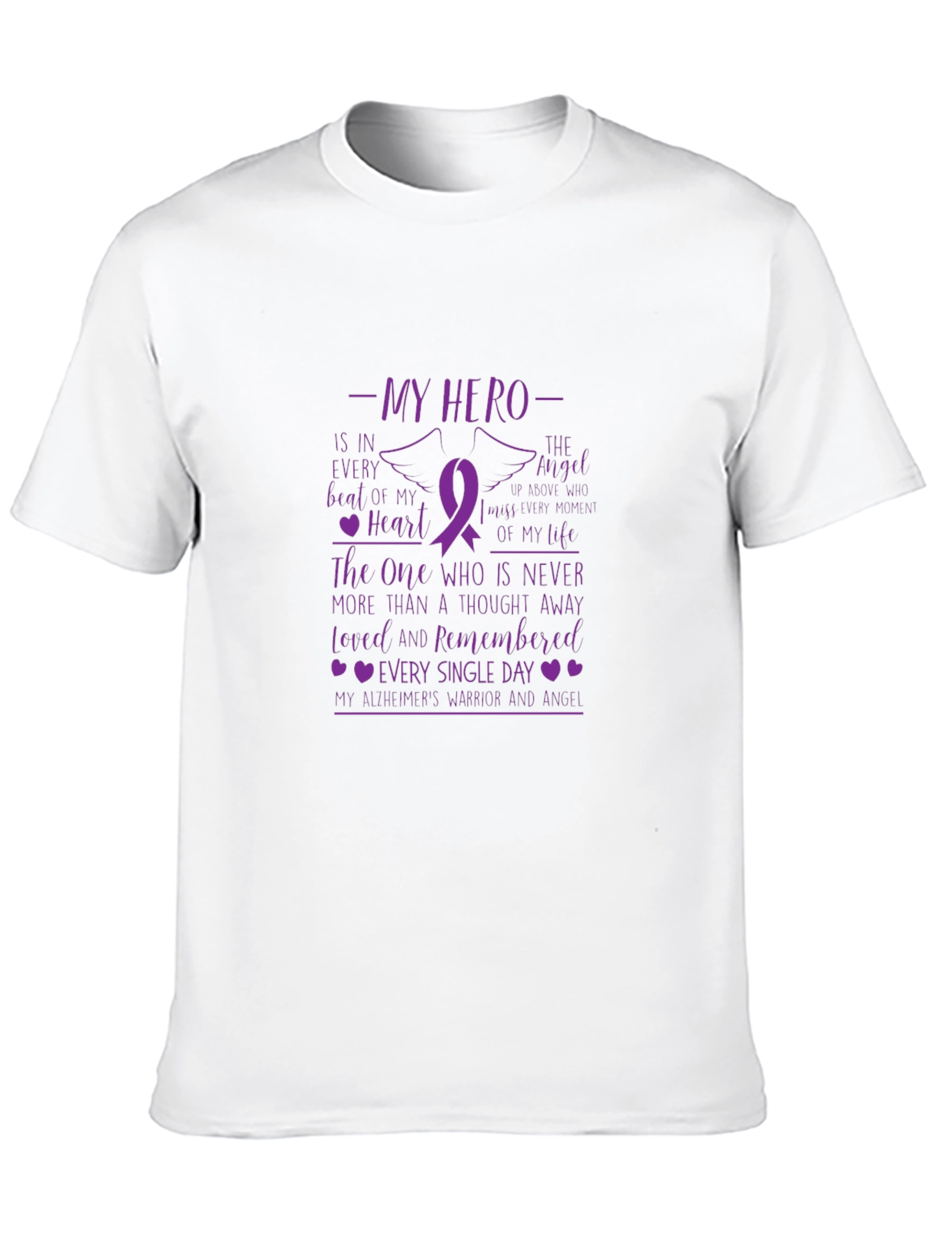 My Hero Alzheimers Awareness T-Shirt