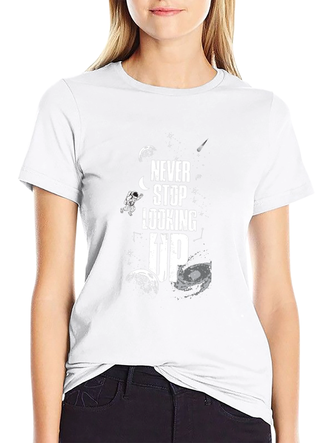 Never Stop Looking Up Graphic Tee