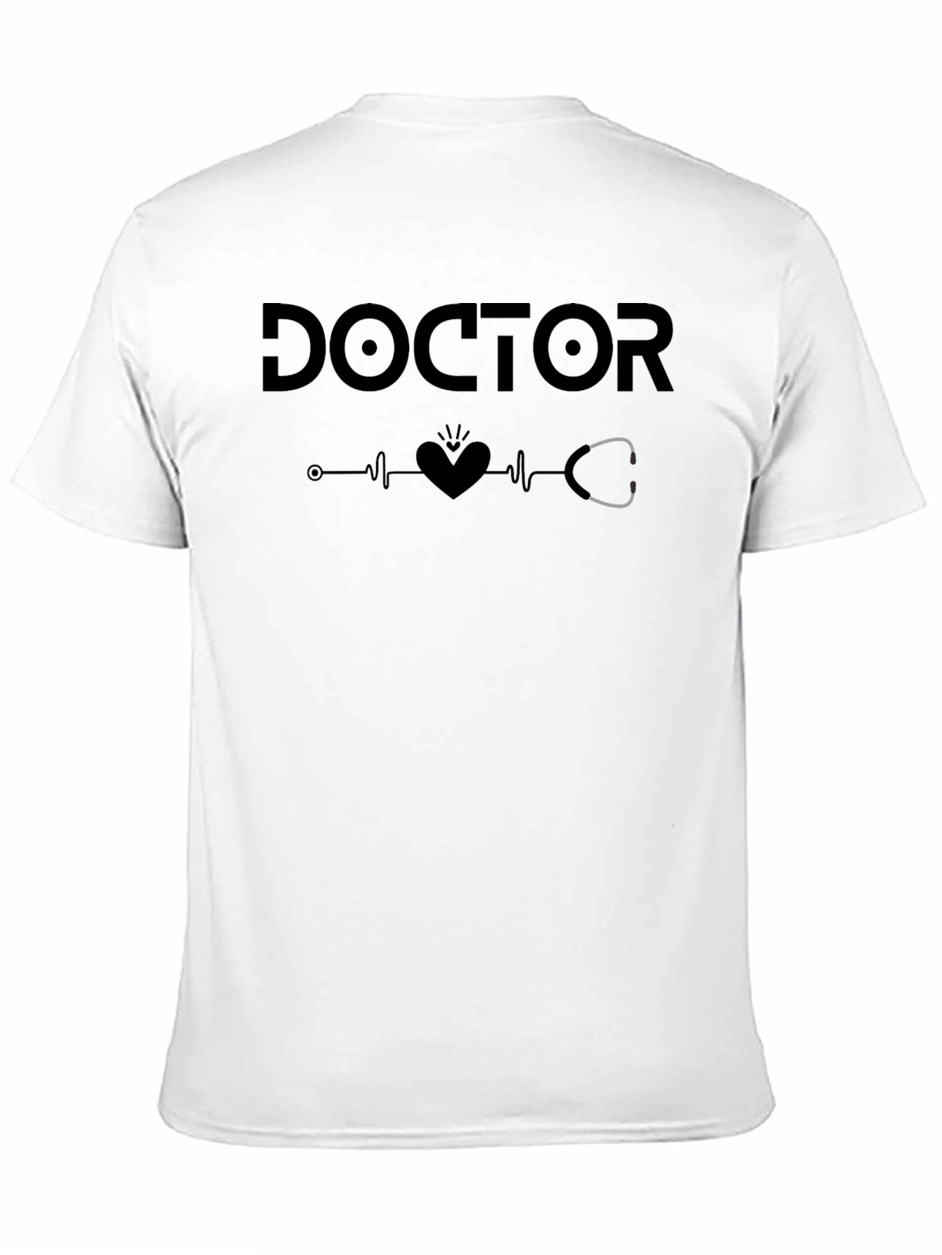 Doctor Heartbeat Stethoscope Graphic Tee