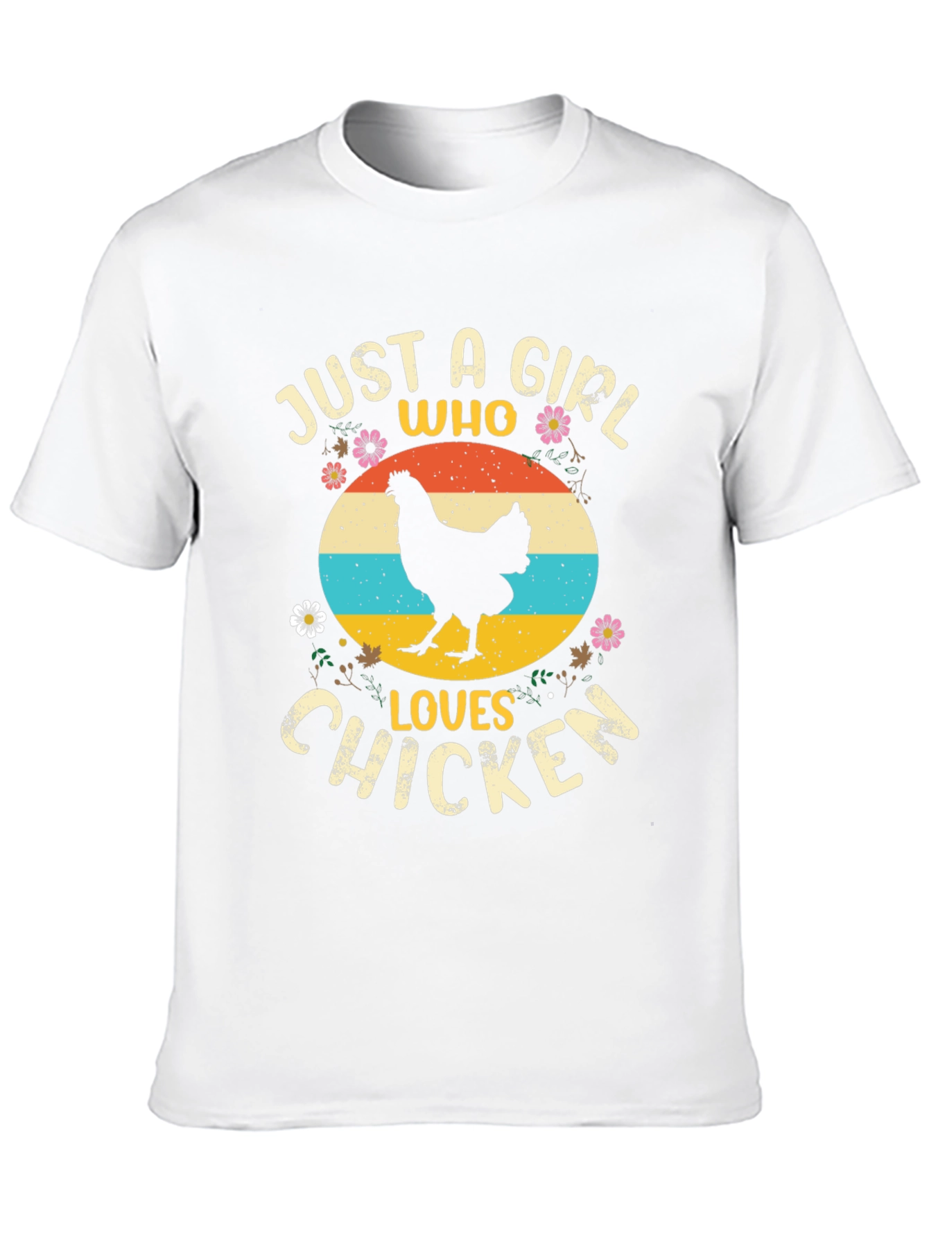 Just A Girl Who Loves Chickens Graphic Tee