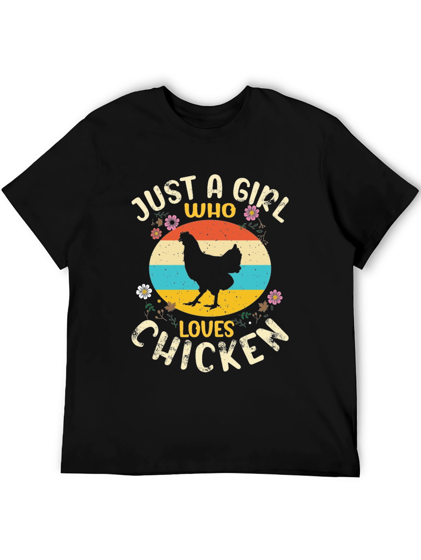 Just A Girl Who Loves Chickens Graphic Tee