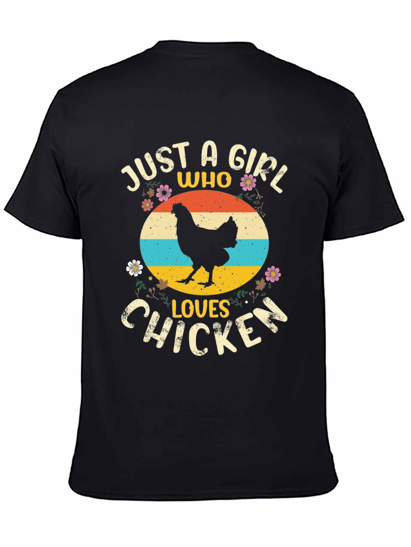 Just A Girl Who Loves Chickens Graphic Tee