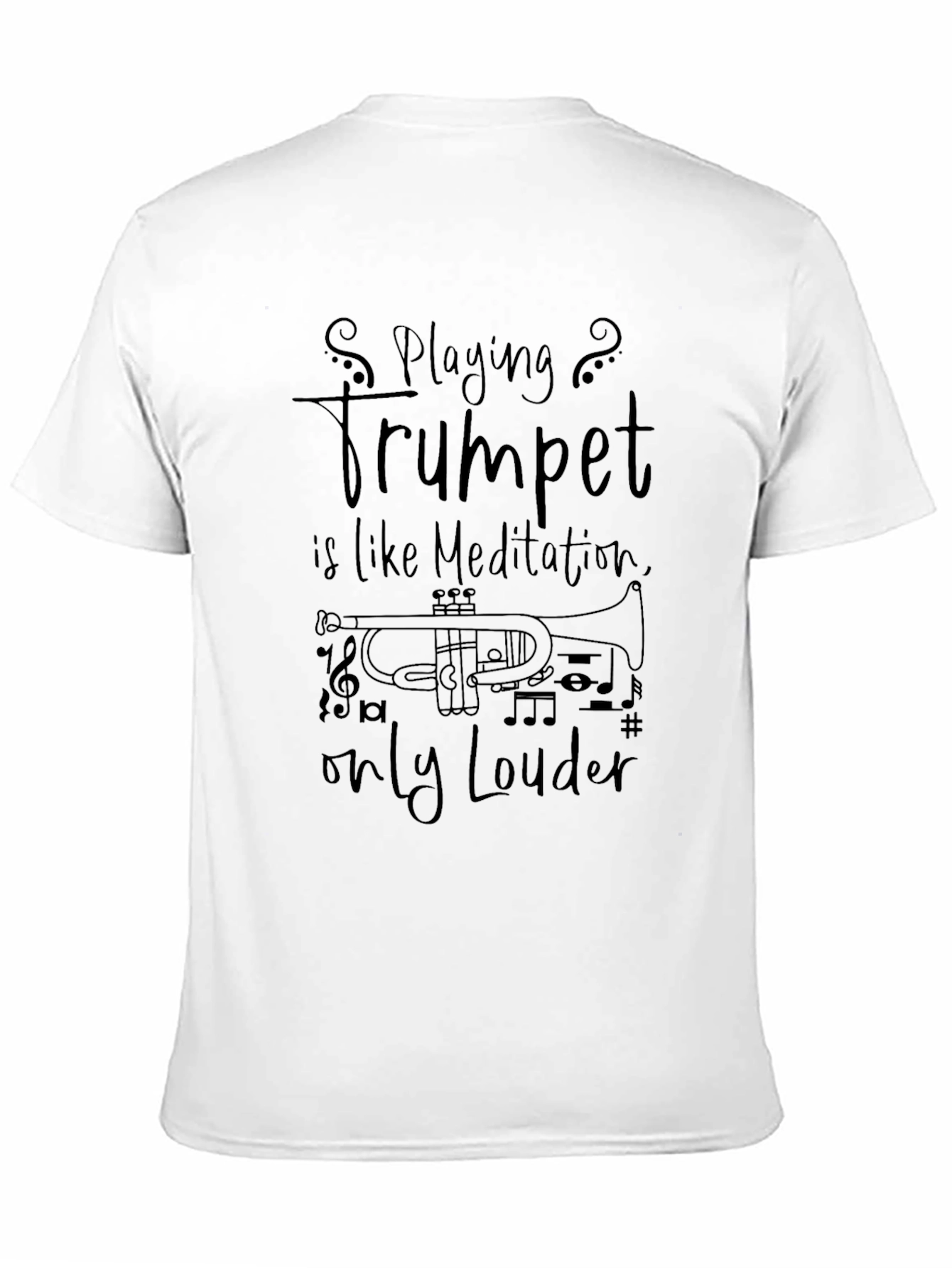 Trumpet Meditation T-Shirt - Musicians Tee
