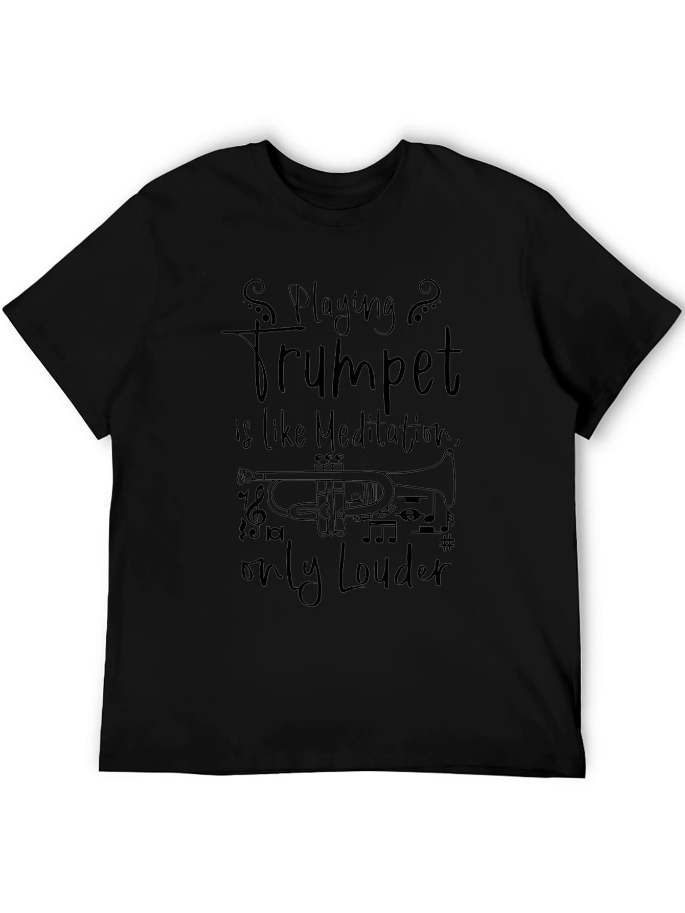 Trumpet Meditation T-Shirt - Musicians Tee