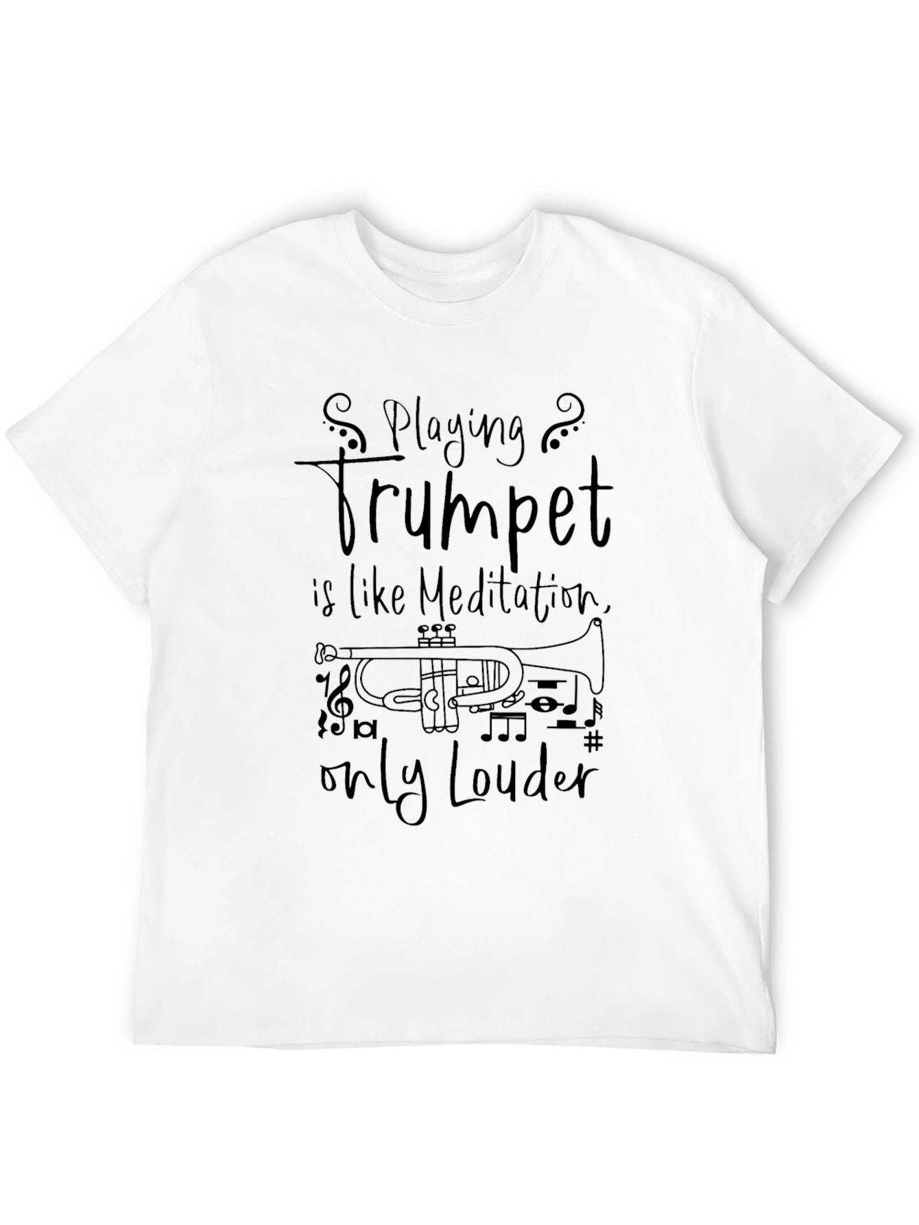 Trumpet Meditation T-Shirt - Musicians Tee
