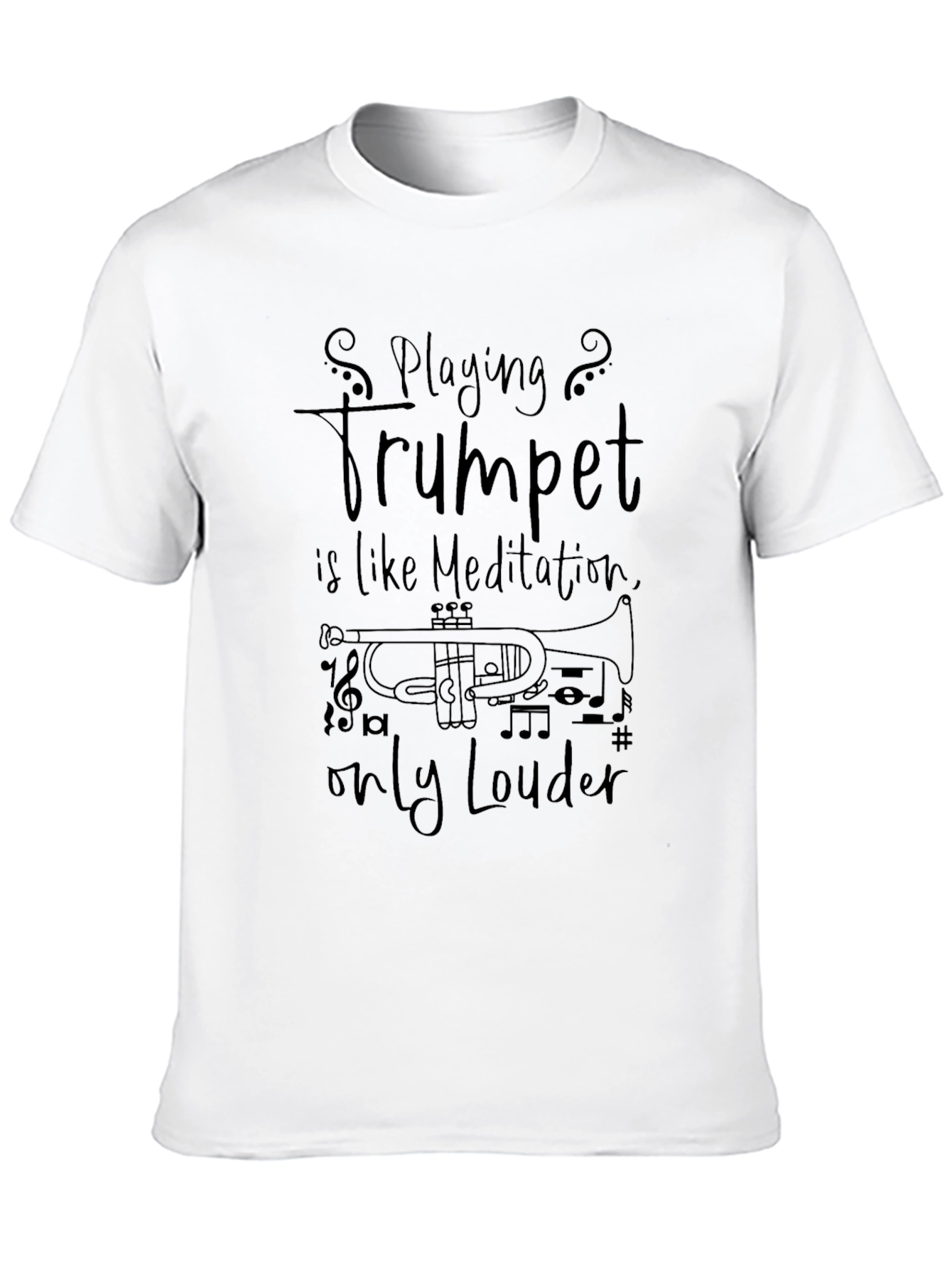 Trumpet Meditation T-Shirt - Musicians Tee
