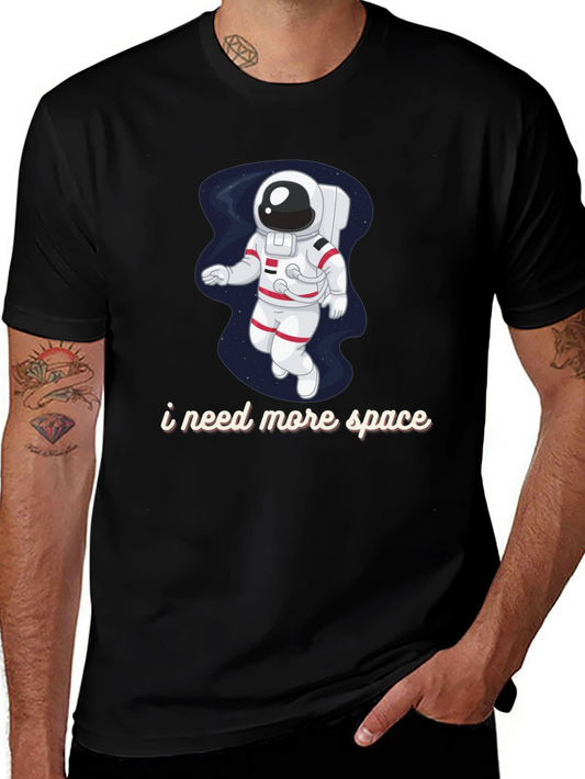 I Need More Space Astronaut Graphic T-Shirt