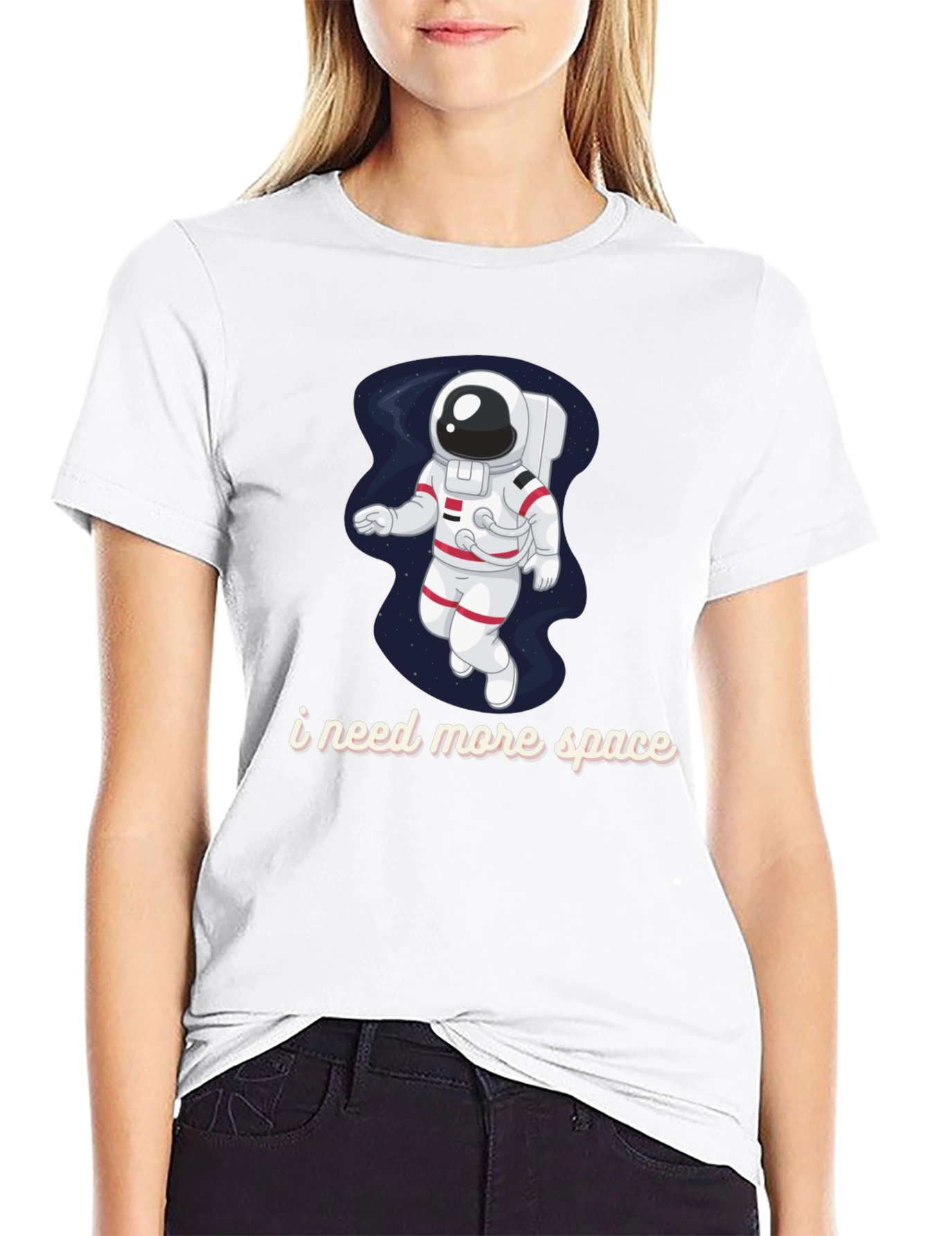 I Need More Space Astronaut Graphic T-Shirt