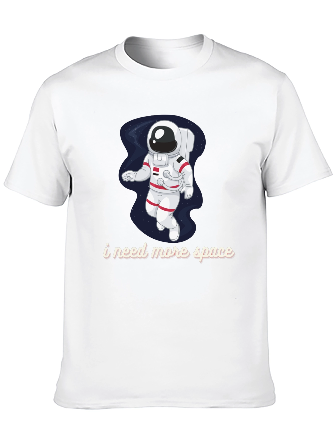 I Need More Space Astronaut Graphic T-Shirt