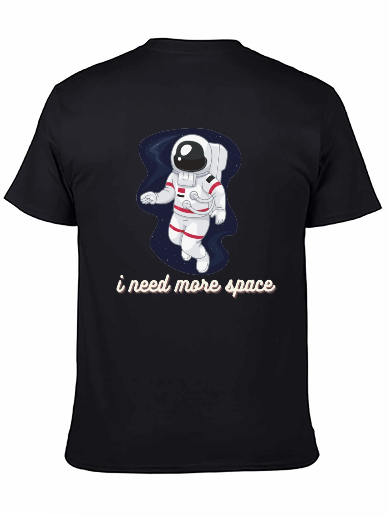 I Need More Space Astronaut Graphic T-Shirt