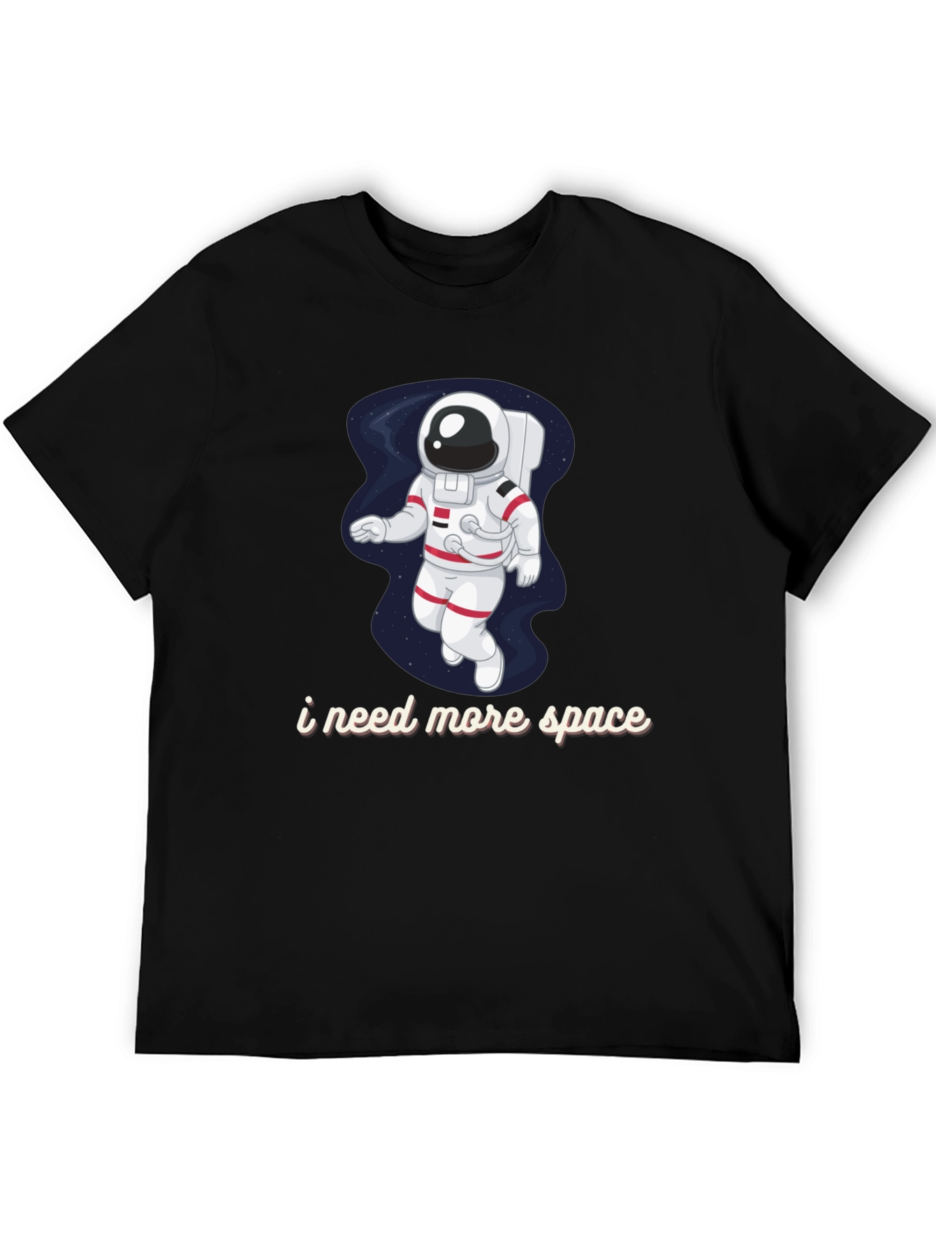 I Need More Space Astronaut Graphic T-Shirt