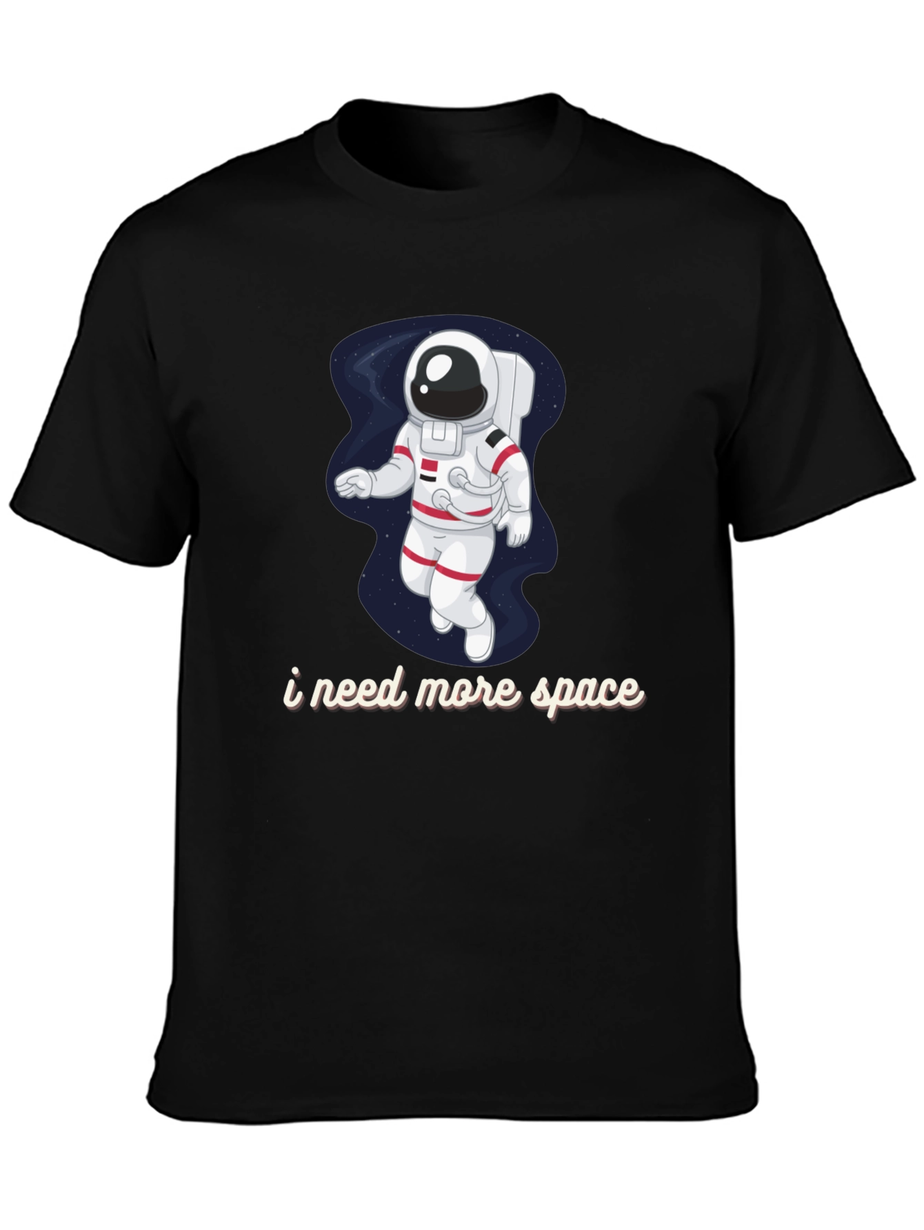 I Need More Space Astronaut Graphic T-Shirt