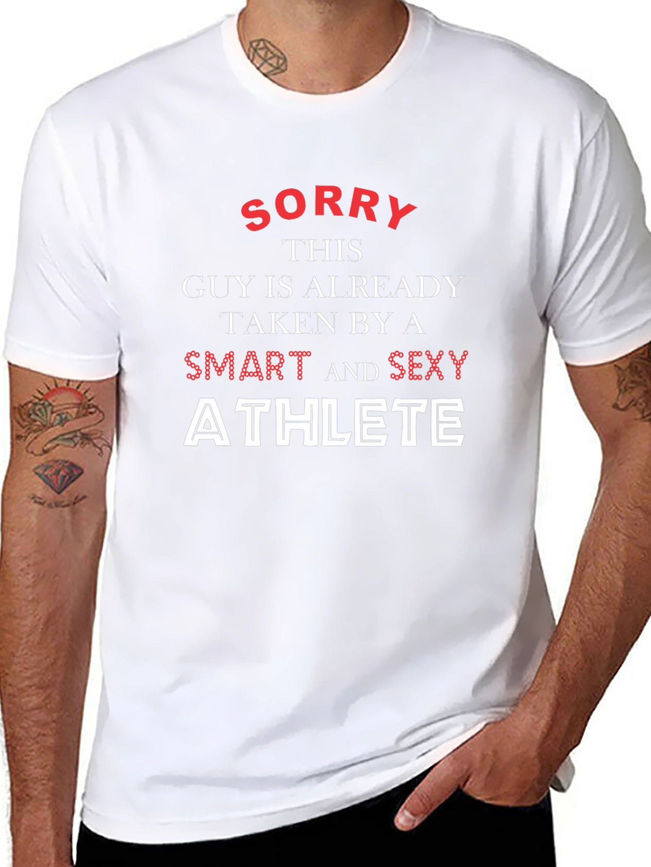 Taken Smart & Sexy Athlete Graphic Tee