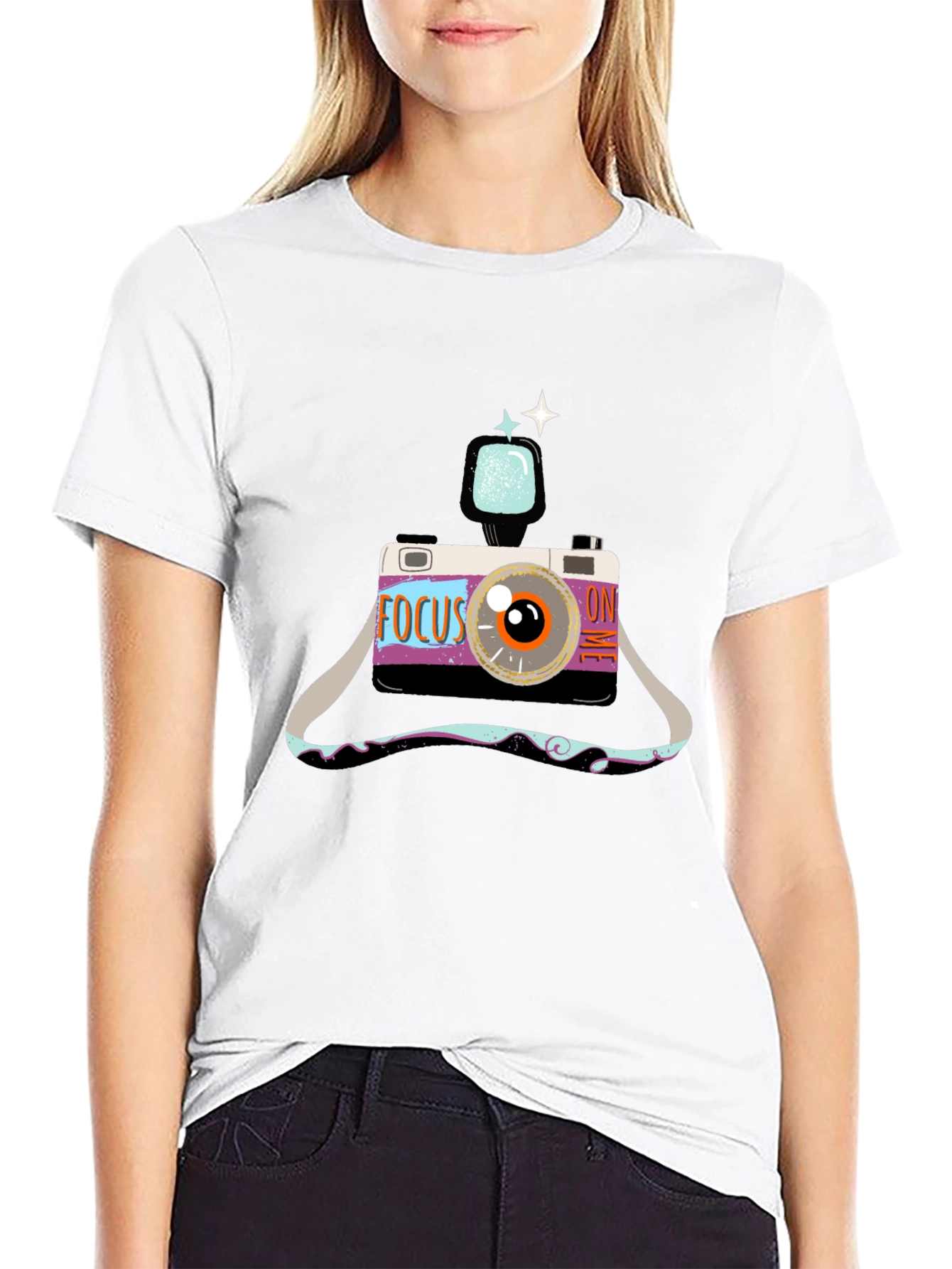 Focus On Camera Graphic T-Shirt