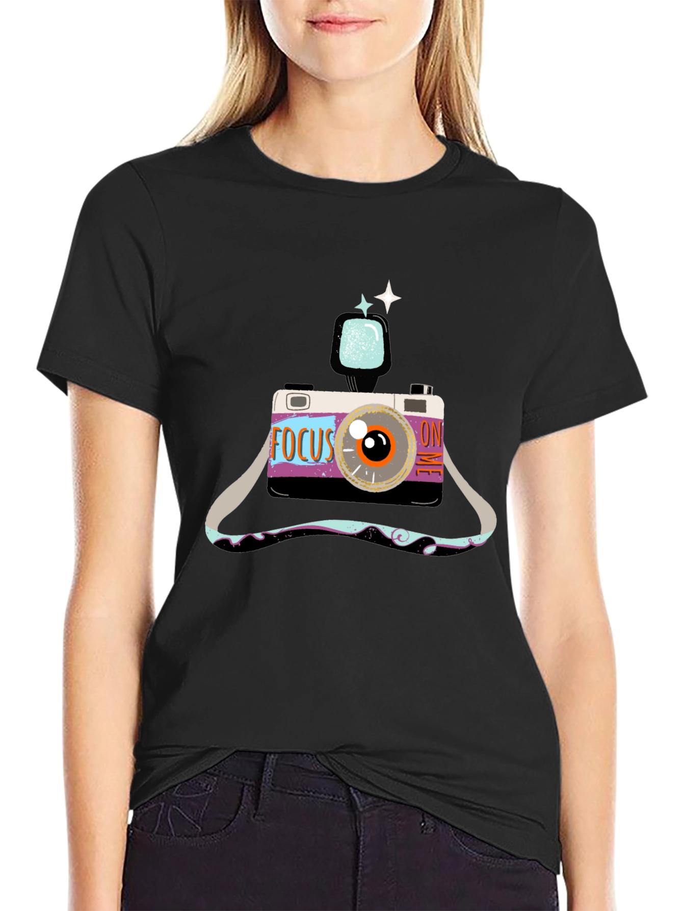 Focus On Camera Graphic T-Shirt