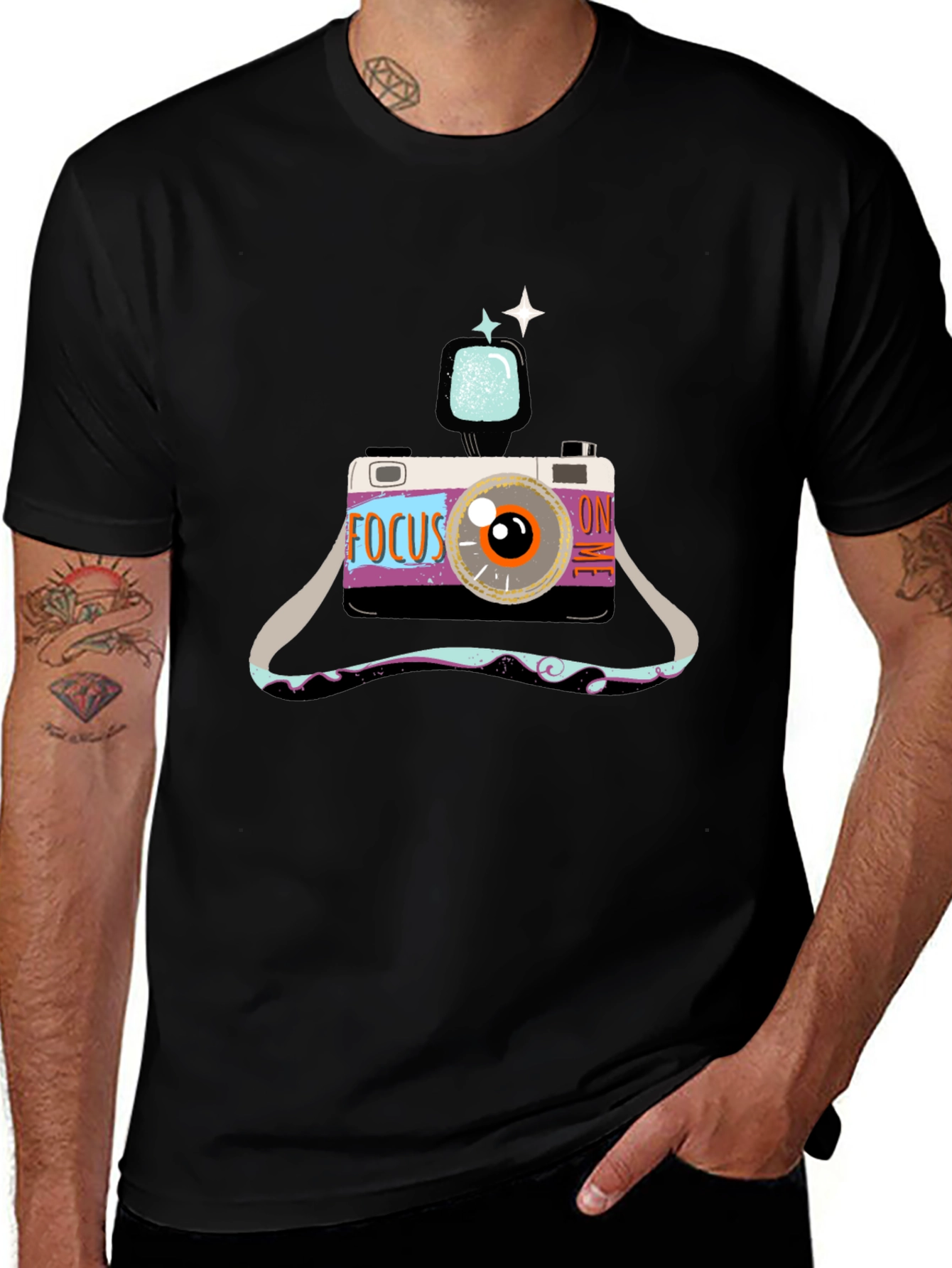 Focus On Camera Graphic T-Shirt