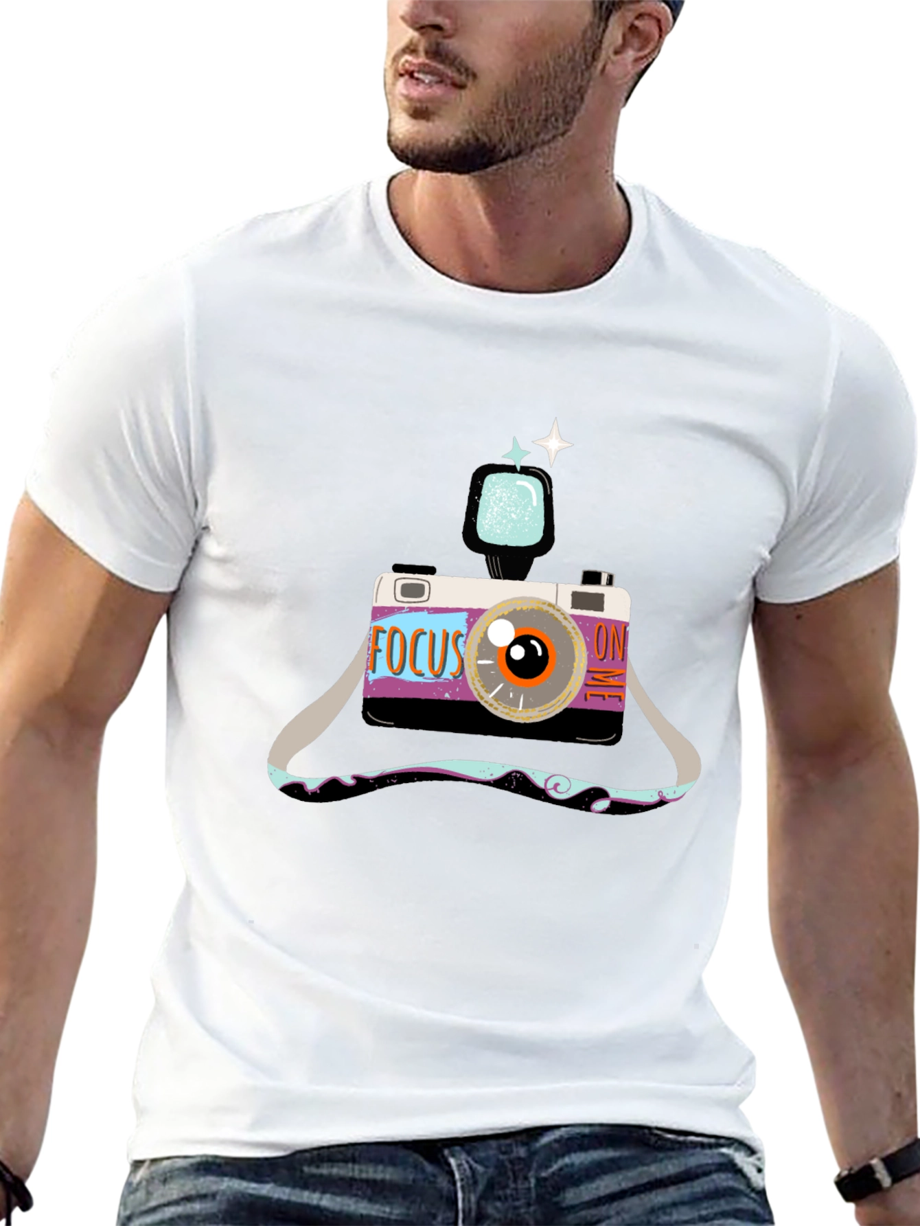 Focus On Camera Graphic T-Shirt