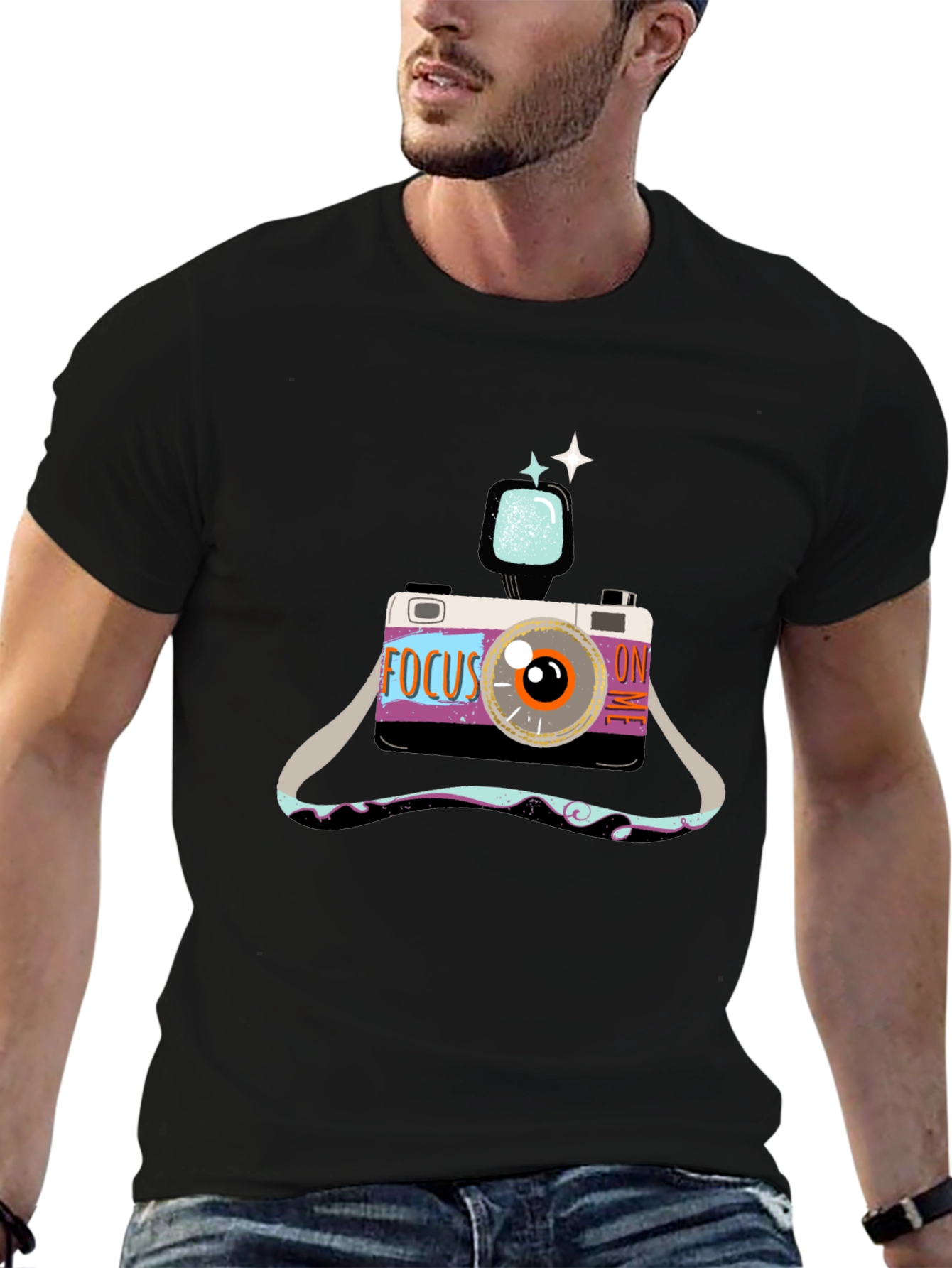 Focus On Camera Graphic T-Shirt