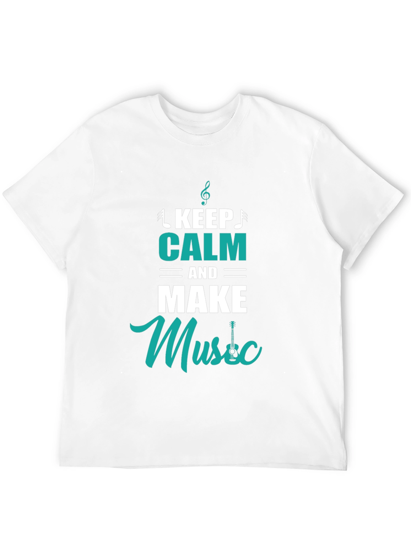 Keep Calm and Make Music Black T-Shirt
