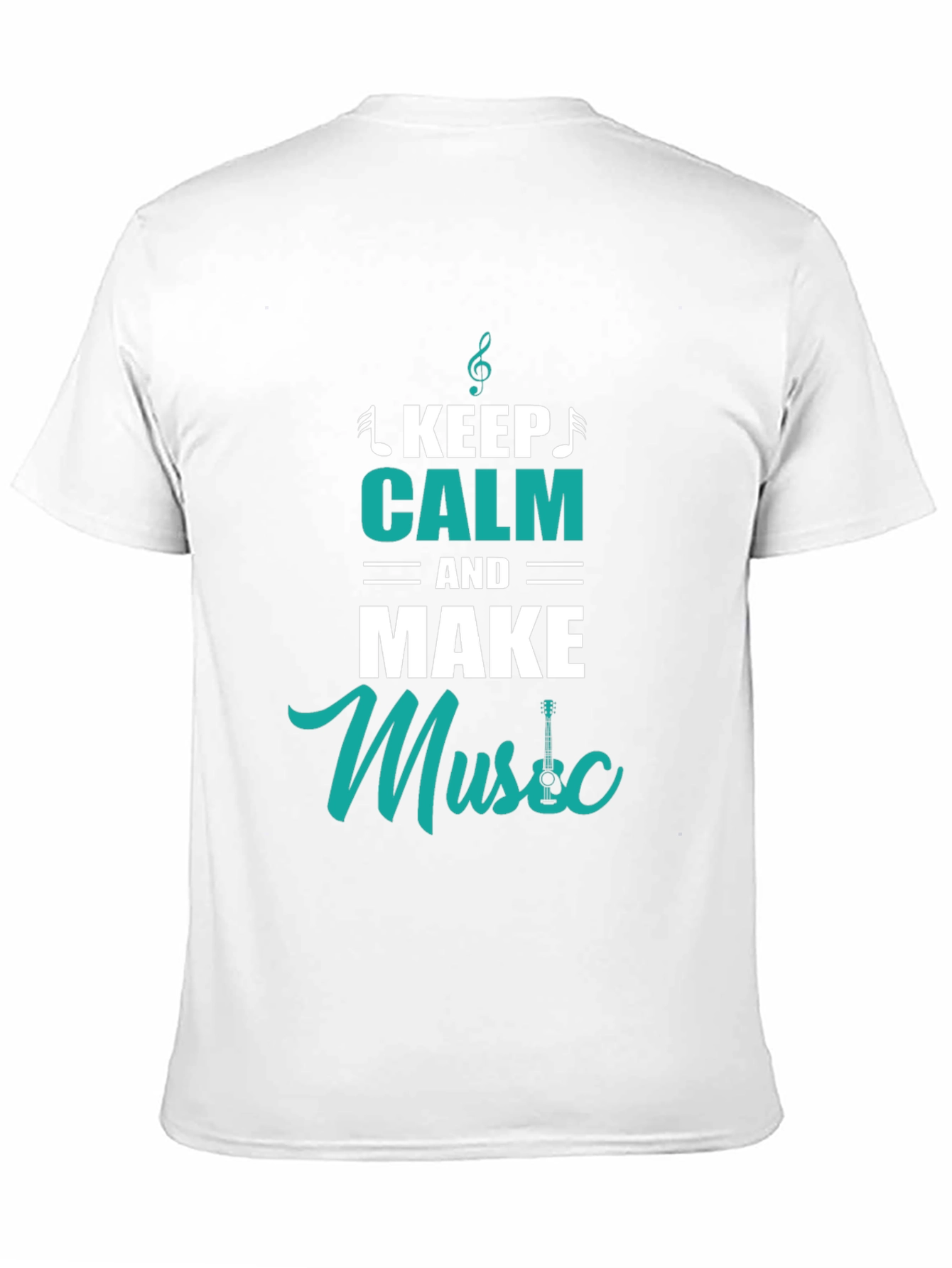 Keep Calm and Make Music Black T-Shirt