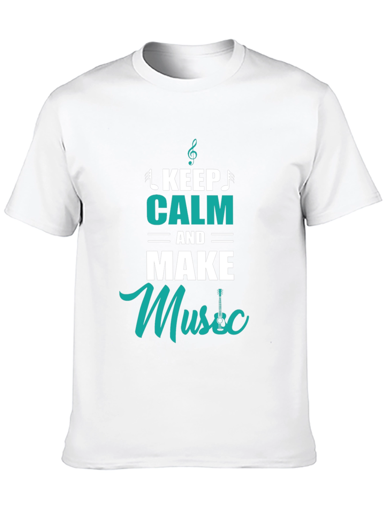 Keep Calm and Make Music Black T-Shirt