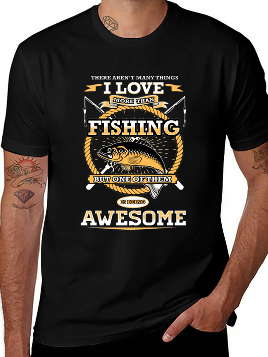 Fishing Awesome T-Shirt | Mens Graphic Tee