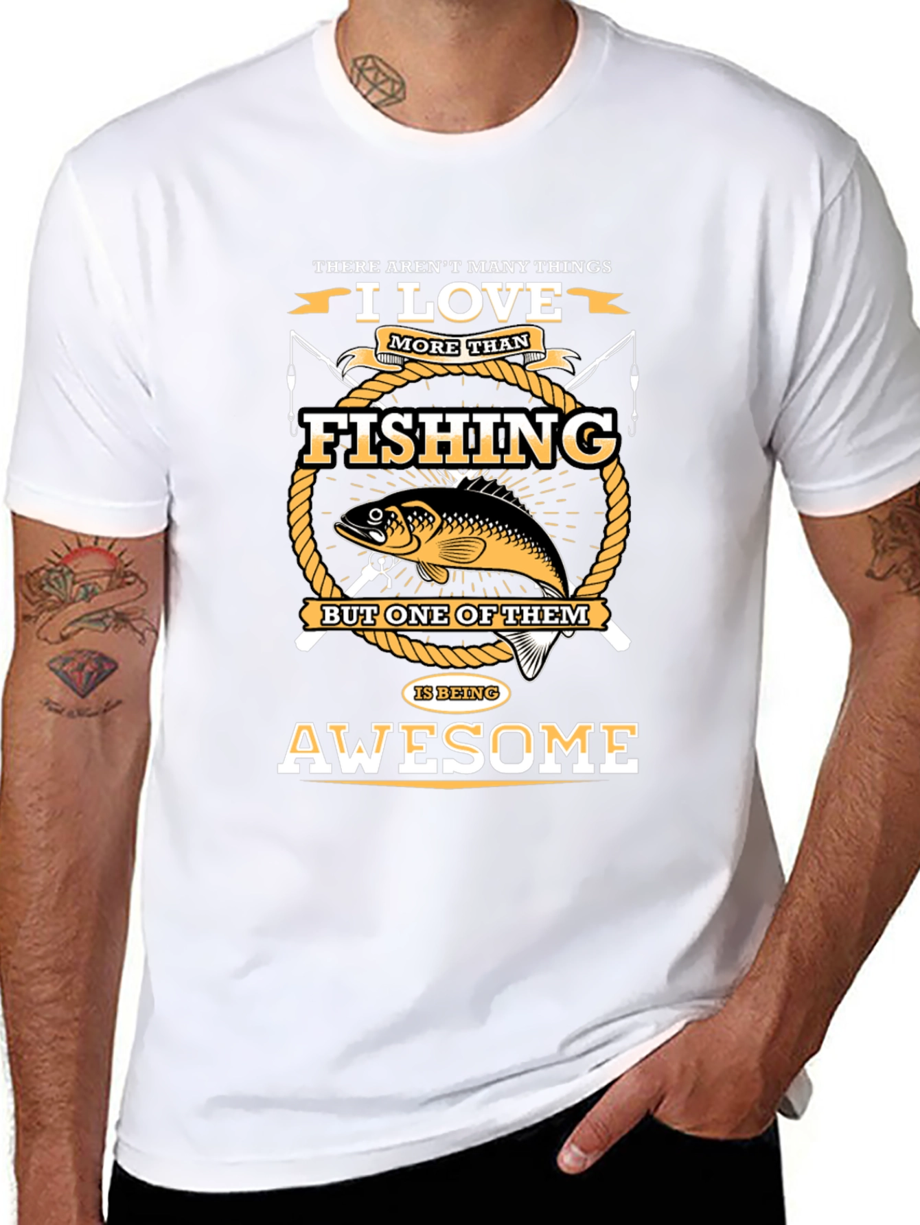 Fishing Awesome T-Shirt | Mens Graphic Tee
