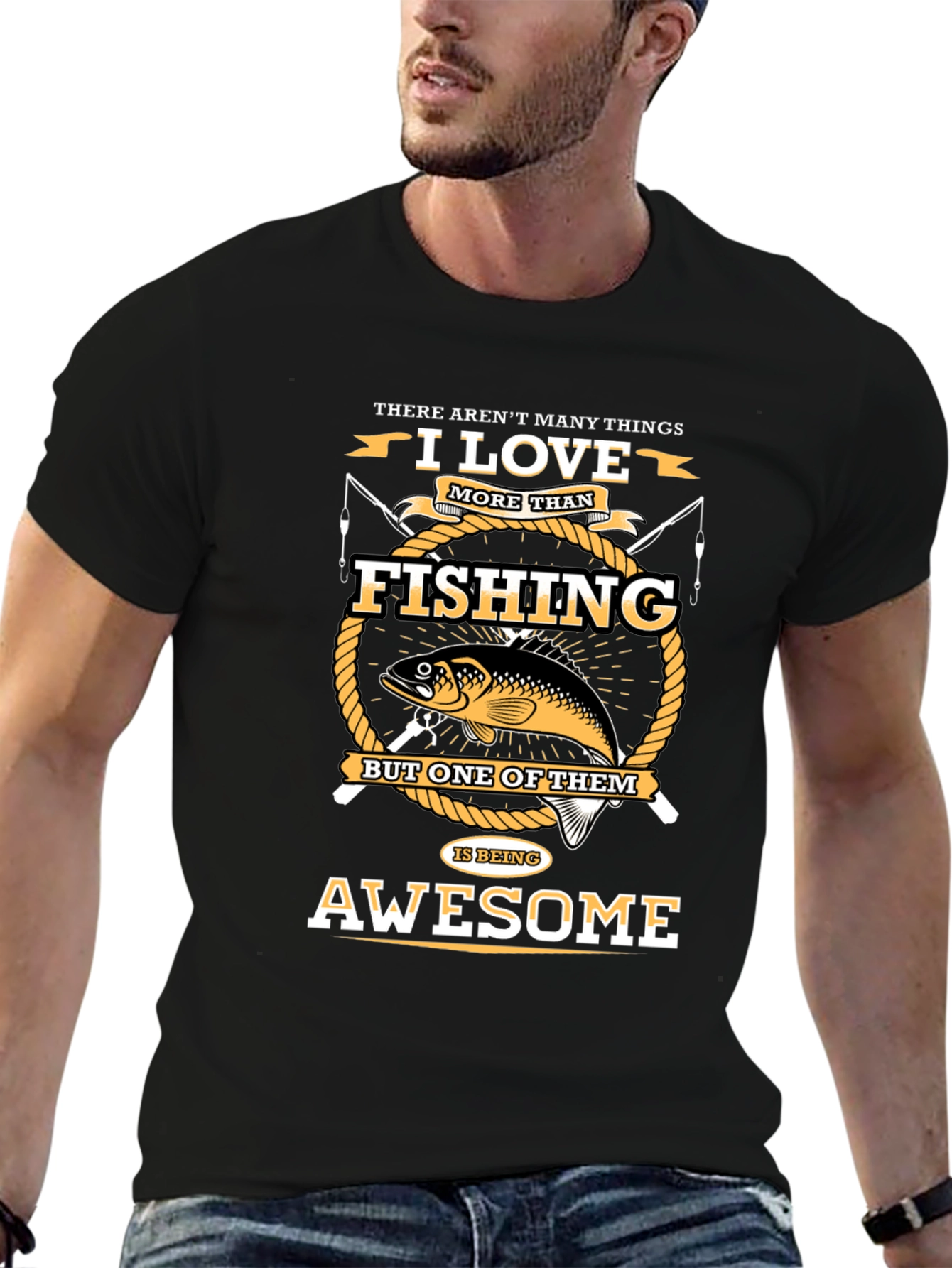 Fishing Awesome T-Shirt | Mens Graphic Tee