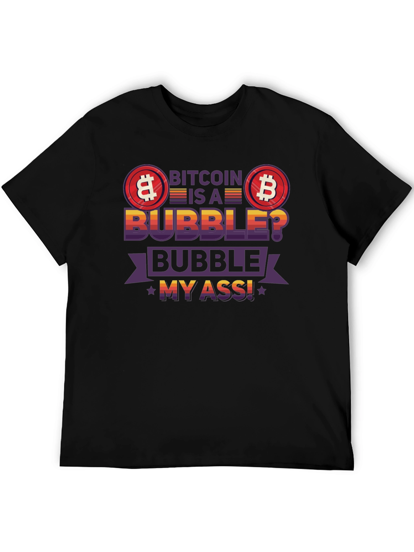 Bitcoin Bubble Graphic Tee