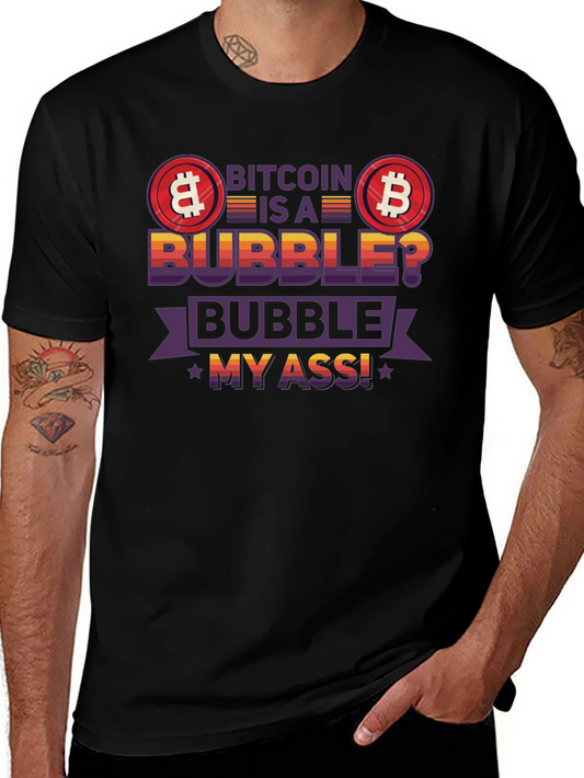 Bitcoin Bubble Graphic Tee