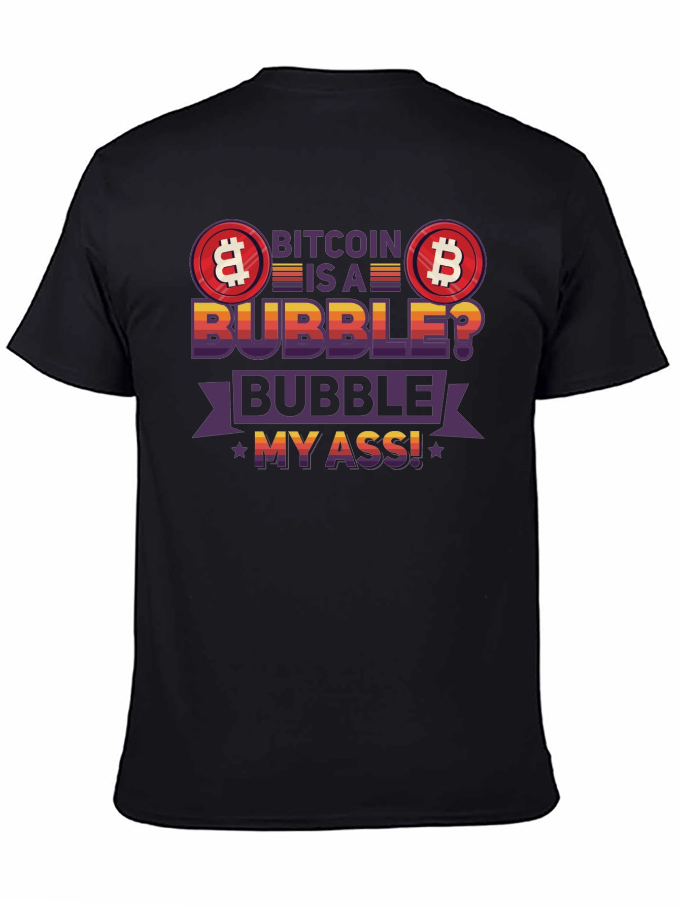 Bitcoin Bubble Graphic Tee