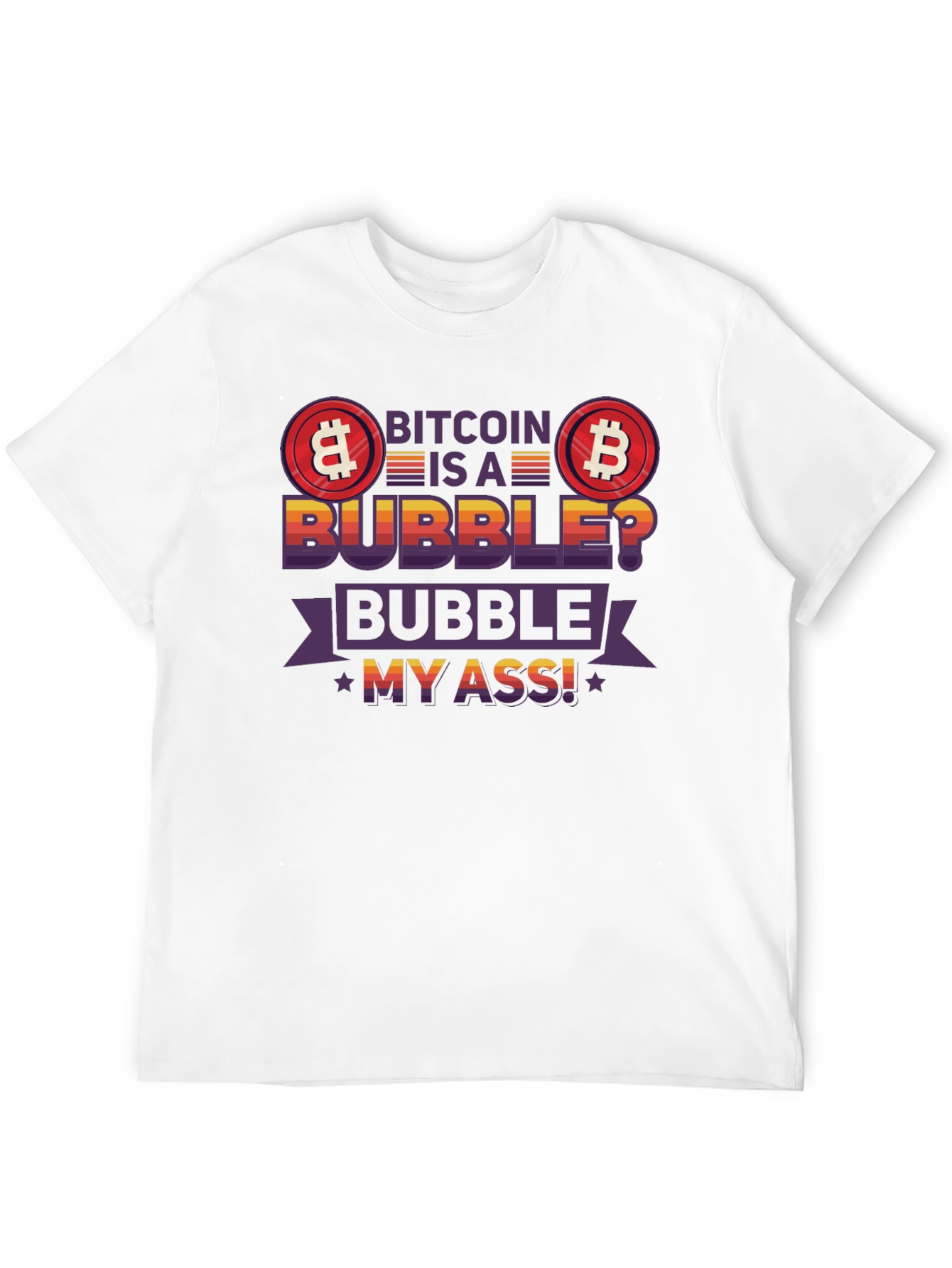 Bitcoin Bubble Graphic Tee