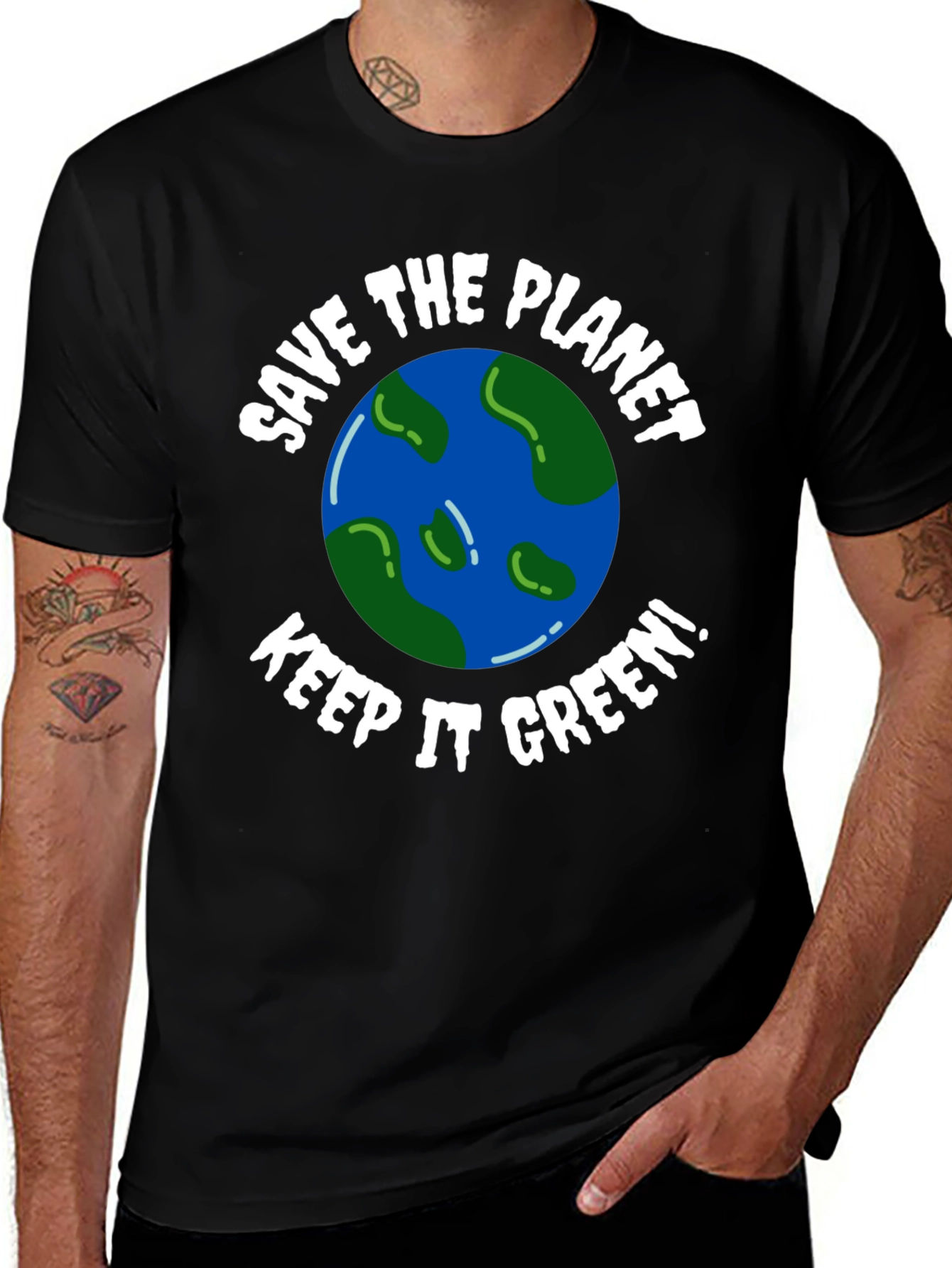 Save the Planet Keep it Green! Graphic Tee
