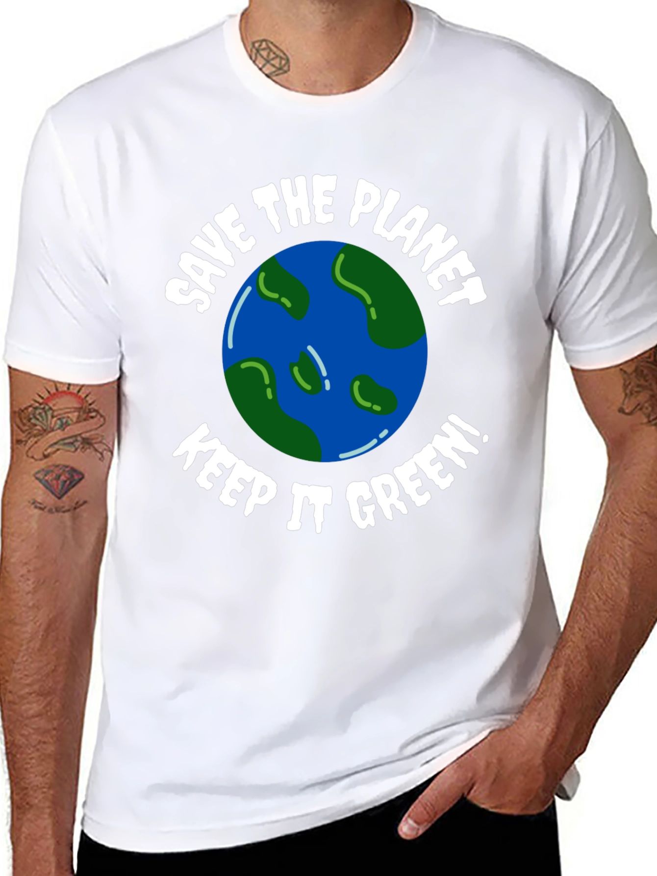 Save the Planet Keep it Green! Graphic Tee